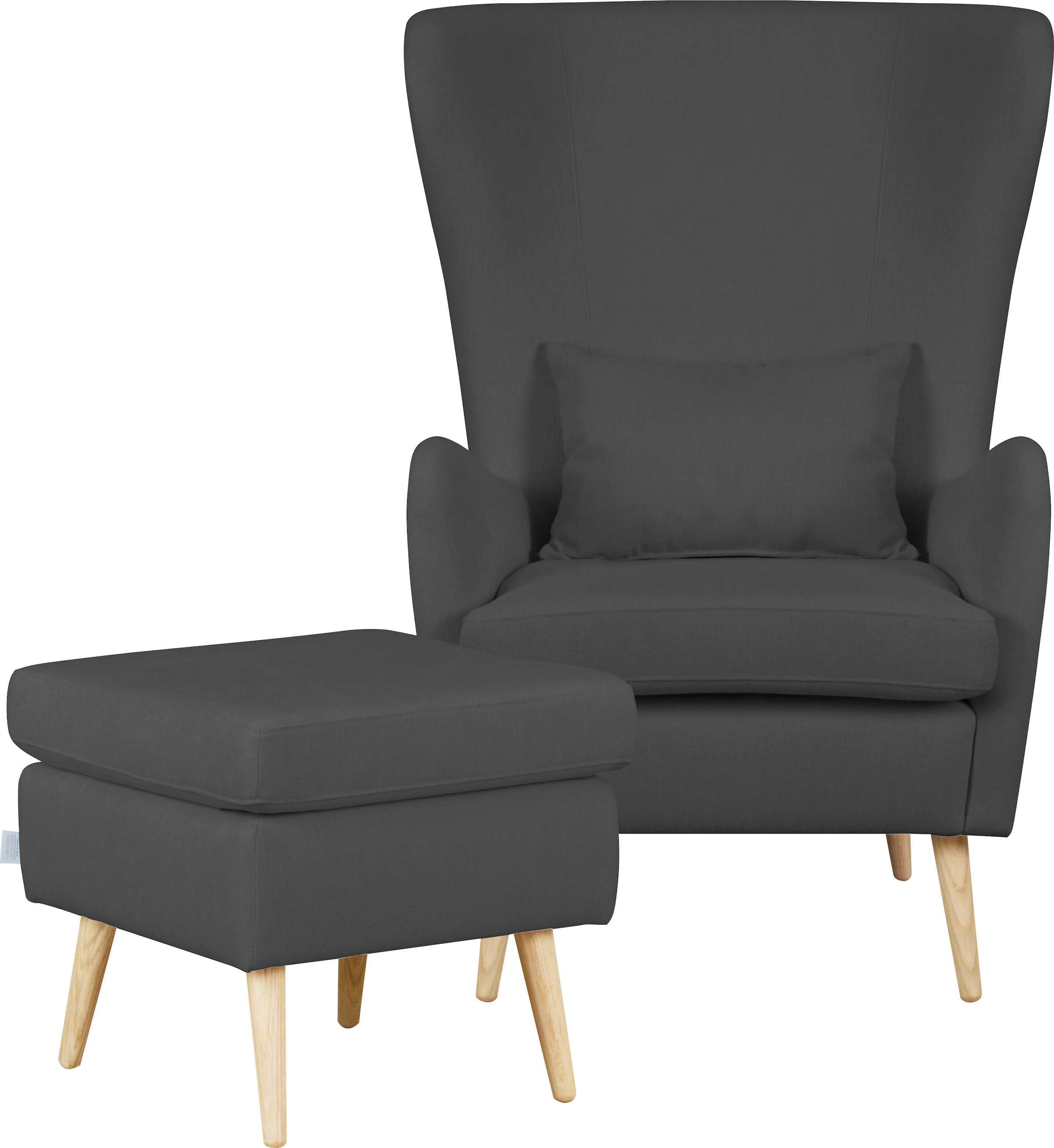 Home affaire Sessel "Sallito, TV-Sessel, Ohrensessel mit", Hocker, in viele günstig online kaufen