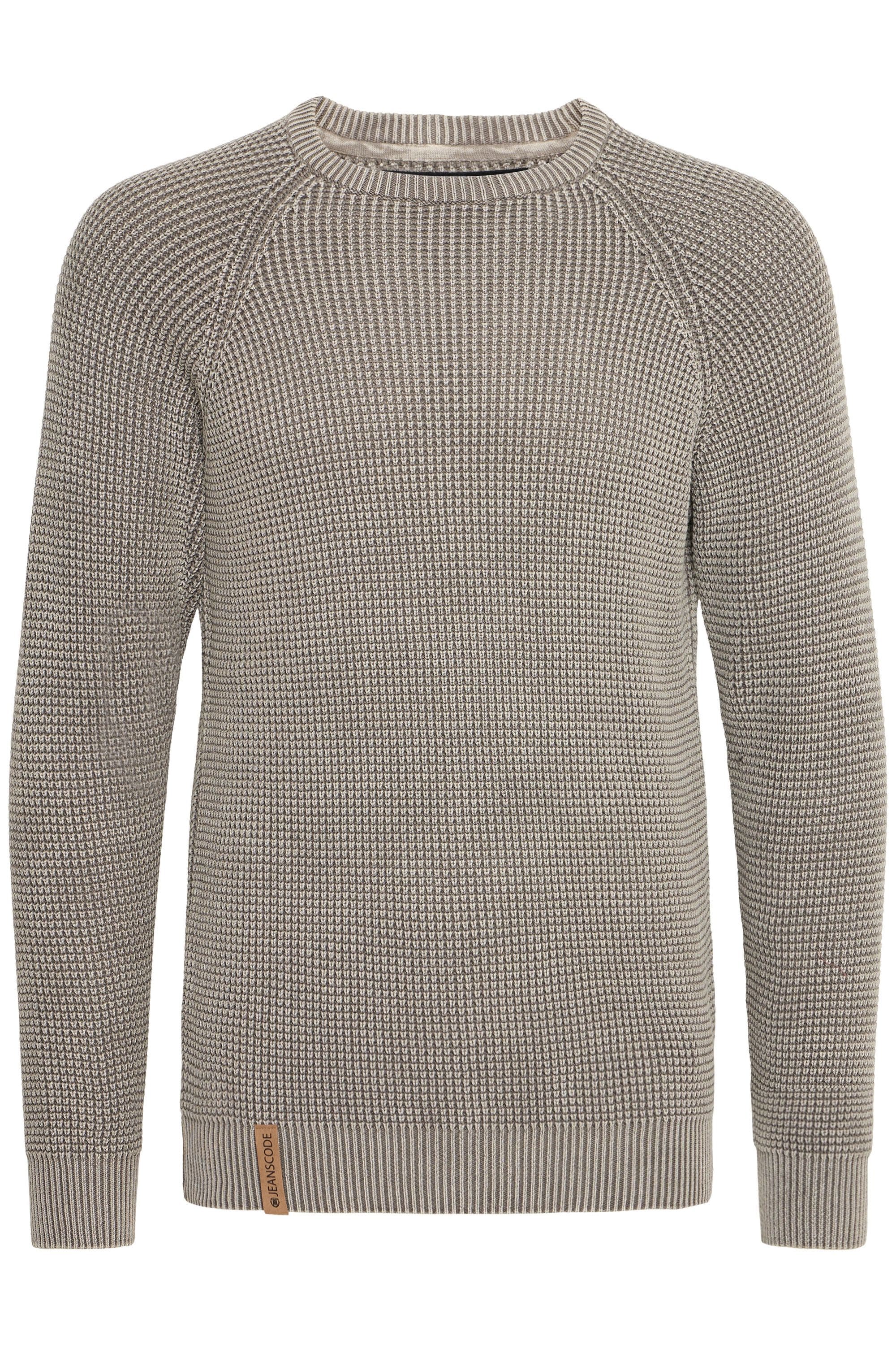 Indicode Strickfleece-Pullover "Strickpullover IDRockford"