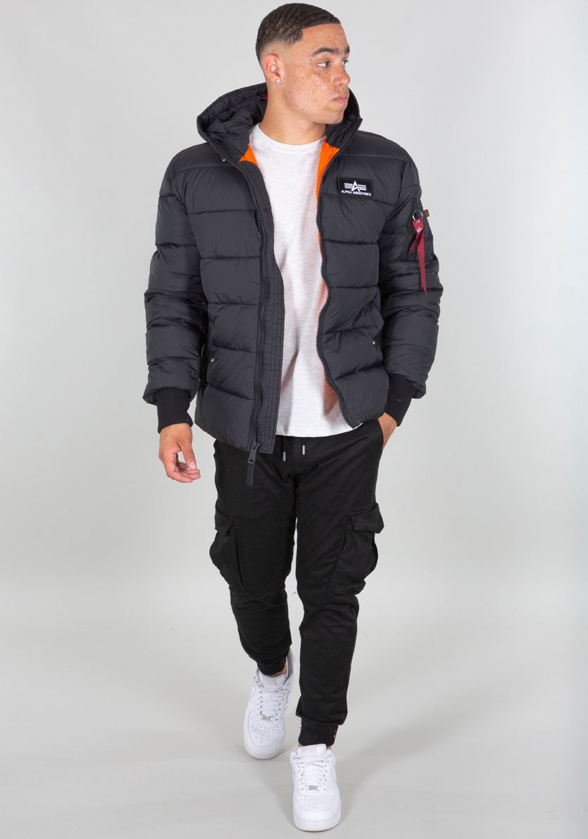 Alpha Industries Steppjacke »Hooded Puffer Alpha FD«, mit Kapuze