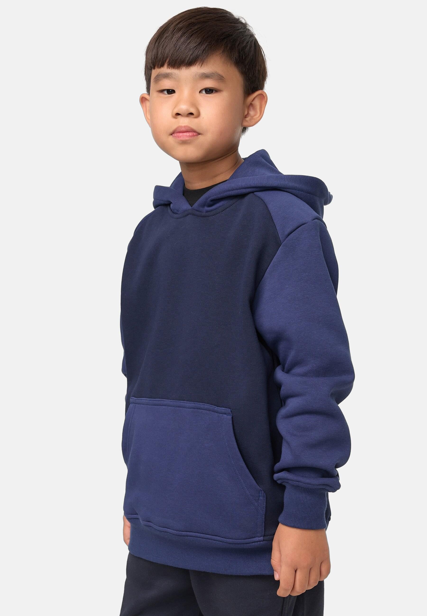 URBAN CLASSICS Kapuzensweatshirt »Urban Classics Herren Boys 2-Tone Fake Raglan Hoody«