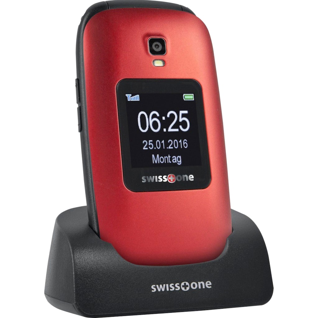 Swisstone Klapphandy »BBM 625«, schwarz, 6,1 cm/2,4 Zoll