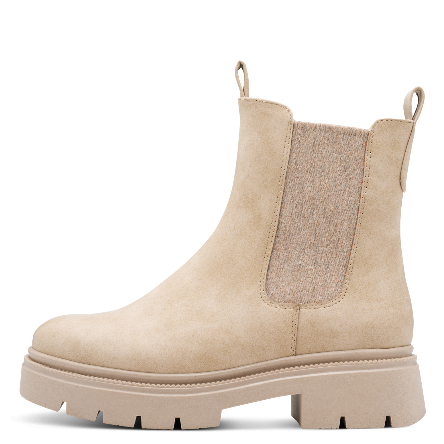 MARCO TOZZI, Blockabsatz, Stiefelette, Herbstboots, Stretcheinsatz außen günstig online kaufen