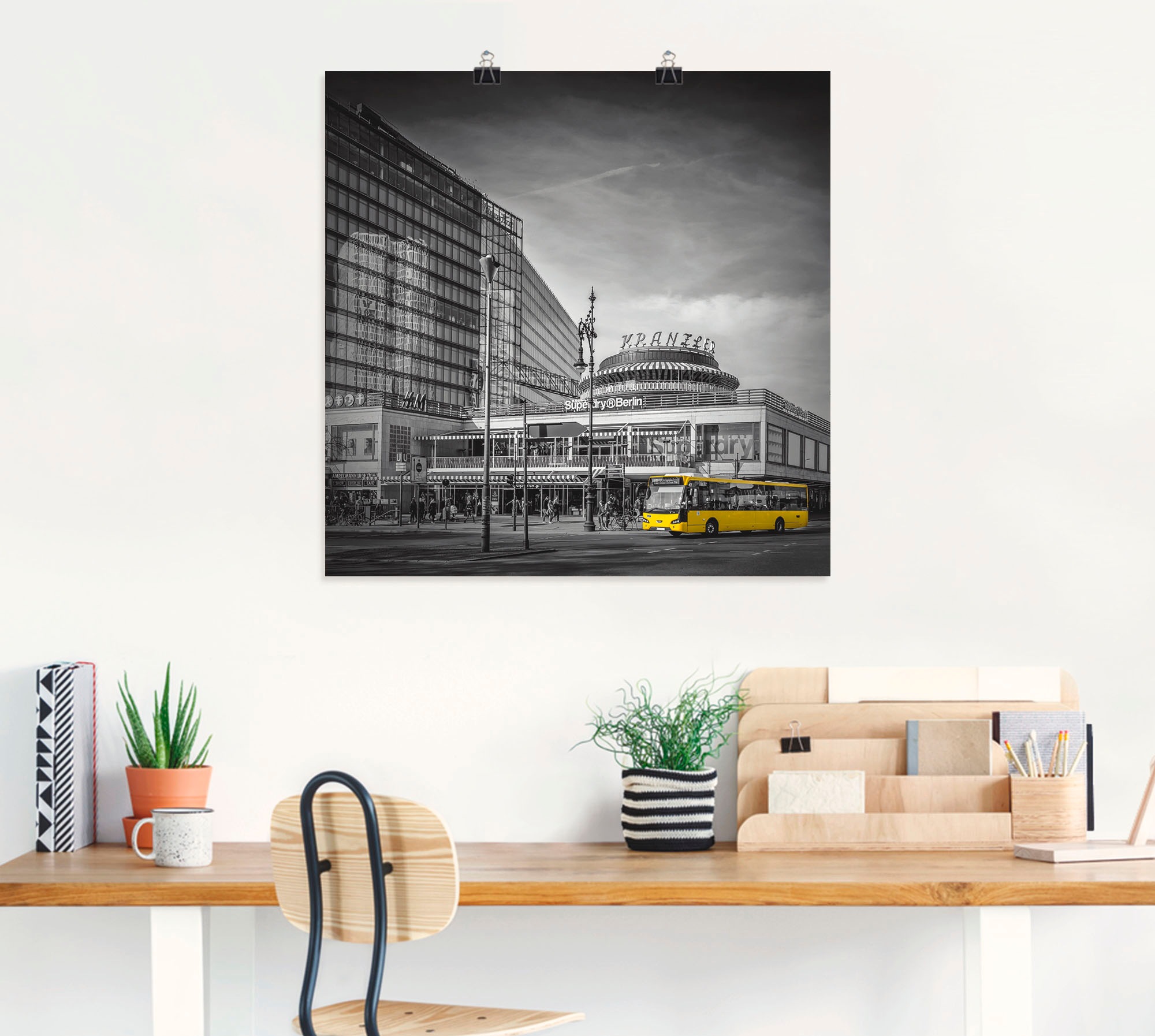 Artland Wandbild »Berlin City-West«, Deutschland, (1 St.), als Alubild, Outdoorbild, Leinwandbild in verschied. Größen