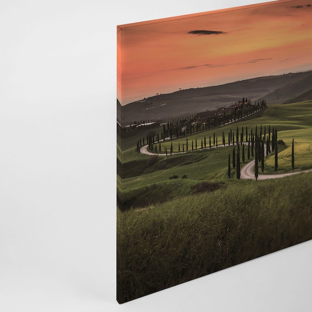 A.S. Création Leinwandbild »Tuscany«, (1 St.), Feld Natur Keilrahmen  Landschaft bestellen | BAUR