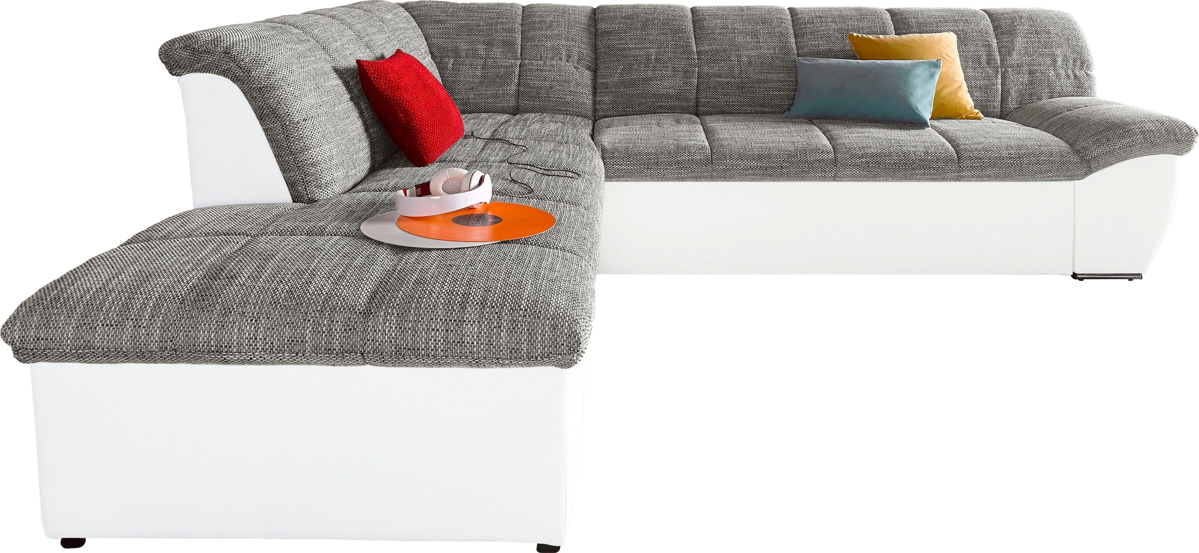 DOMO collection Ecksofa "Splash, aktuelle Sitz- und Rückensteppung, Materia günstig online kaufen