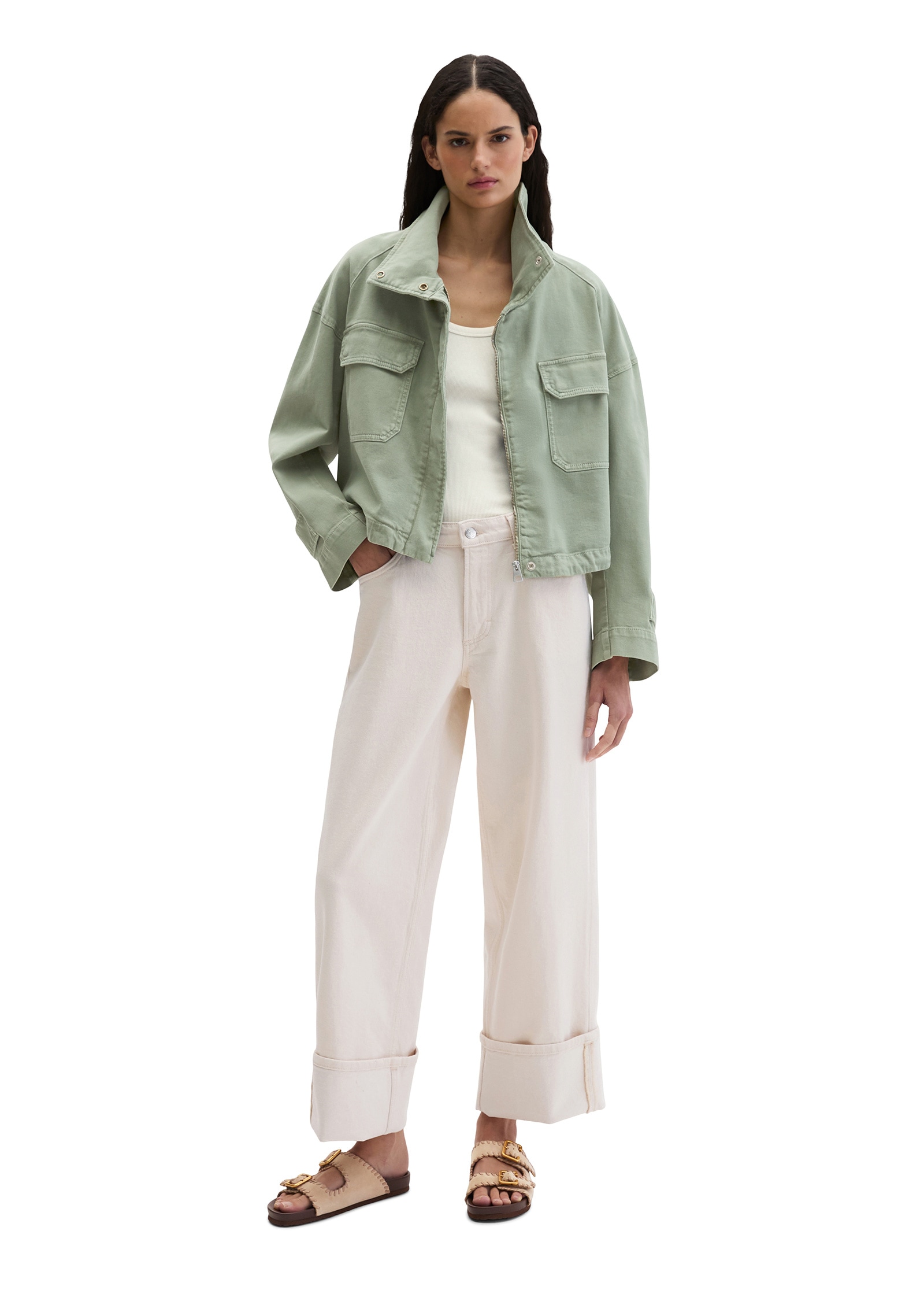 Marc O'Polo Jeansjacke »aus Garment dyed Baumwolle«