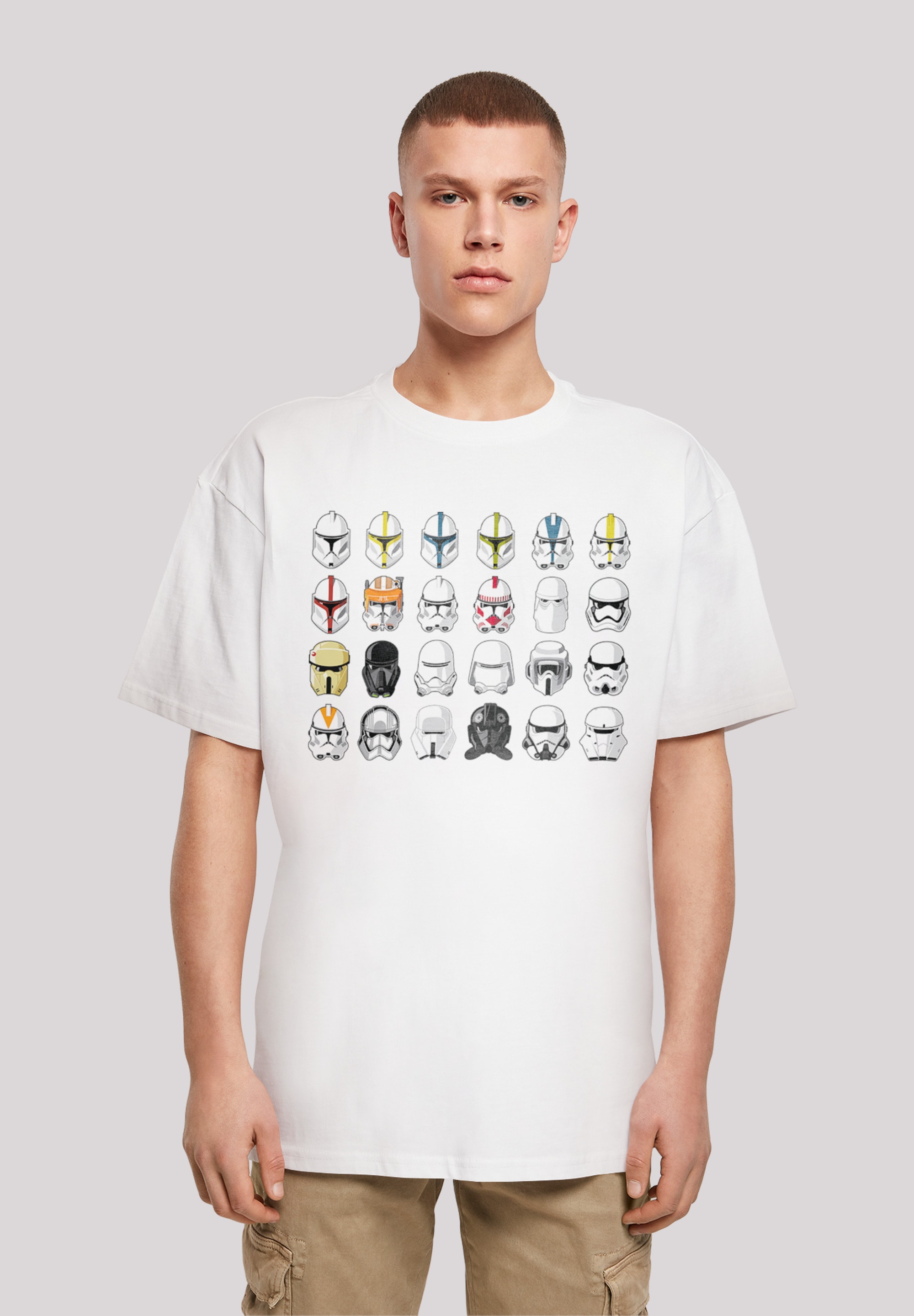 T-Shirt »Star Wars Stormtrooper Helmets CAD«, Print