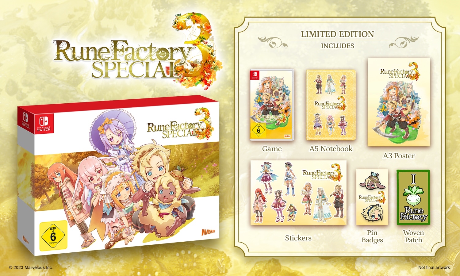 Marvelous Games Spielesoftware »Rune Factory 3 Special...