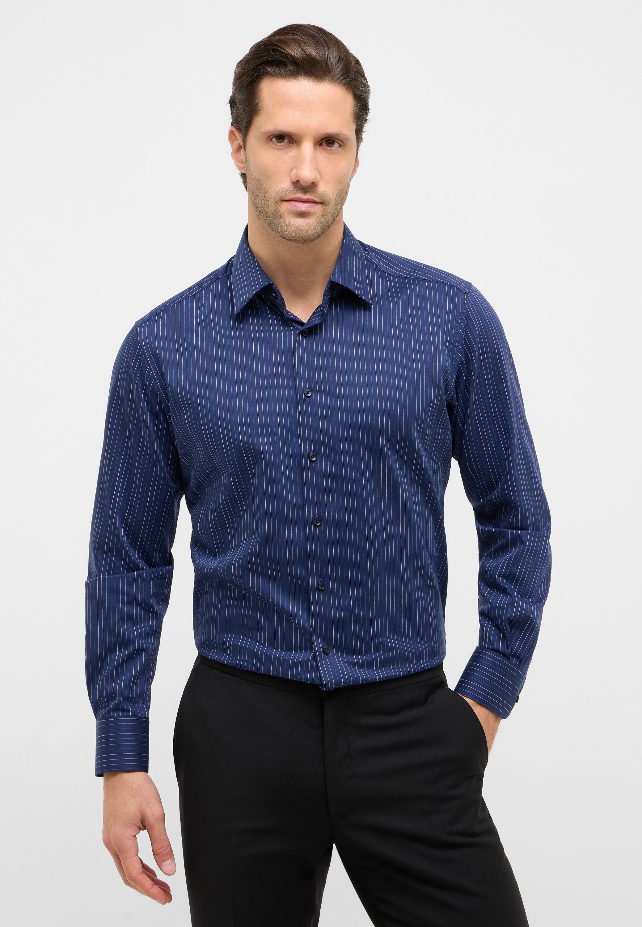 Eterna Langarmhemd "MODERN FIT" NON IRON (bügelfrei) günstig online kaufen