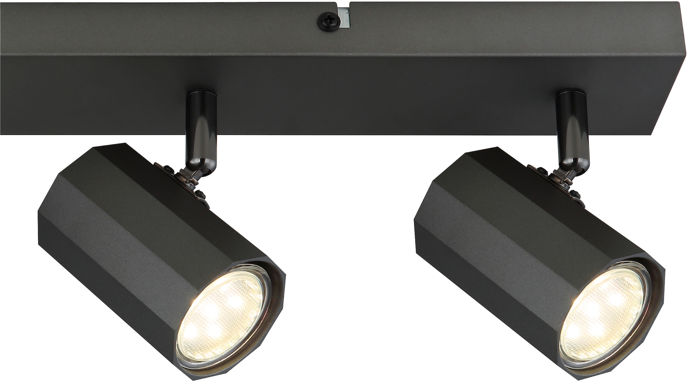 GLOBO LIGHTING Deckenstrahler »JAMES«, Leuchtmittel GU10 | ohne Leuchtmittel, Deckenspot/grau/Wohnzimmer/Flur/Schlafzimmer