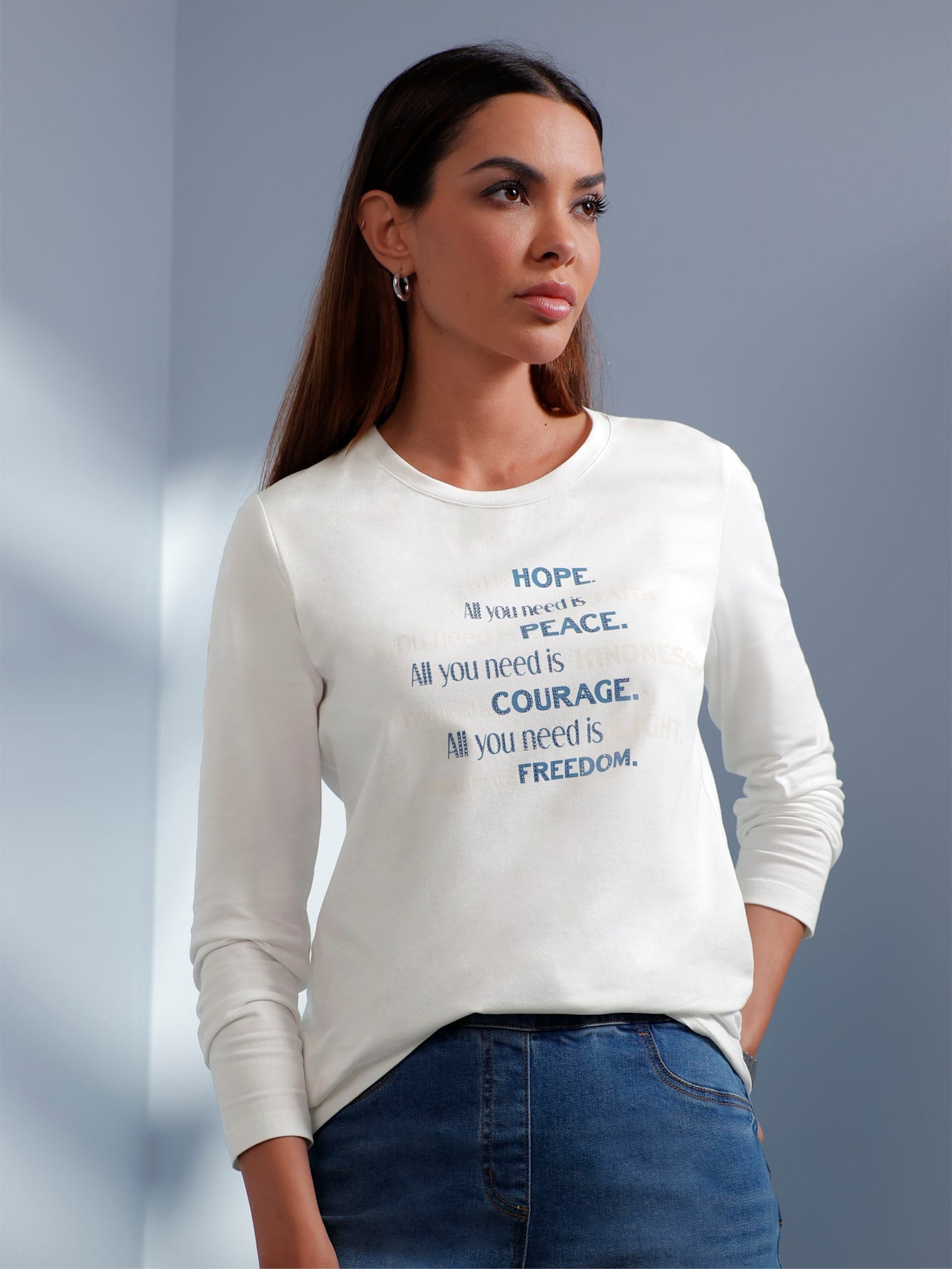 heine Rundhalsshirt "Shirt" 1