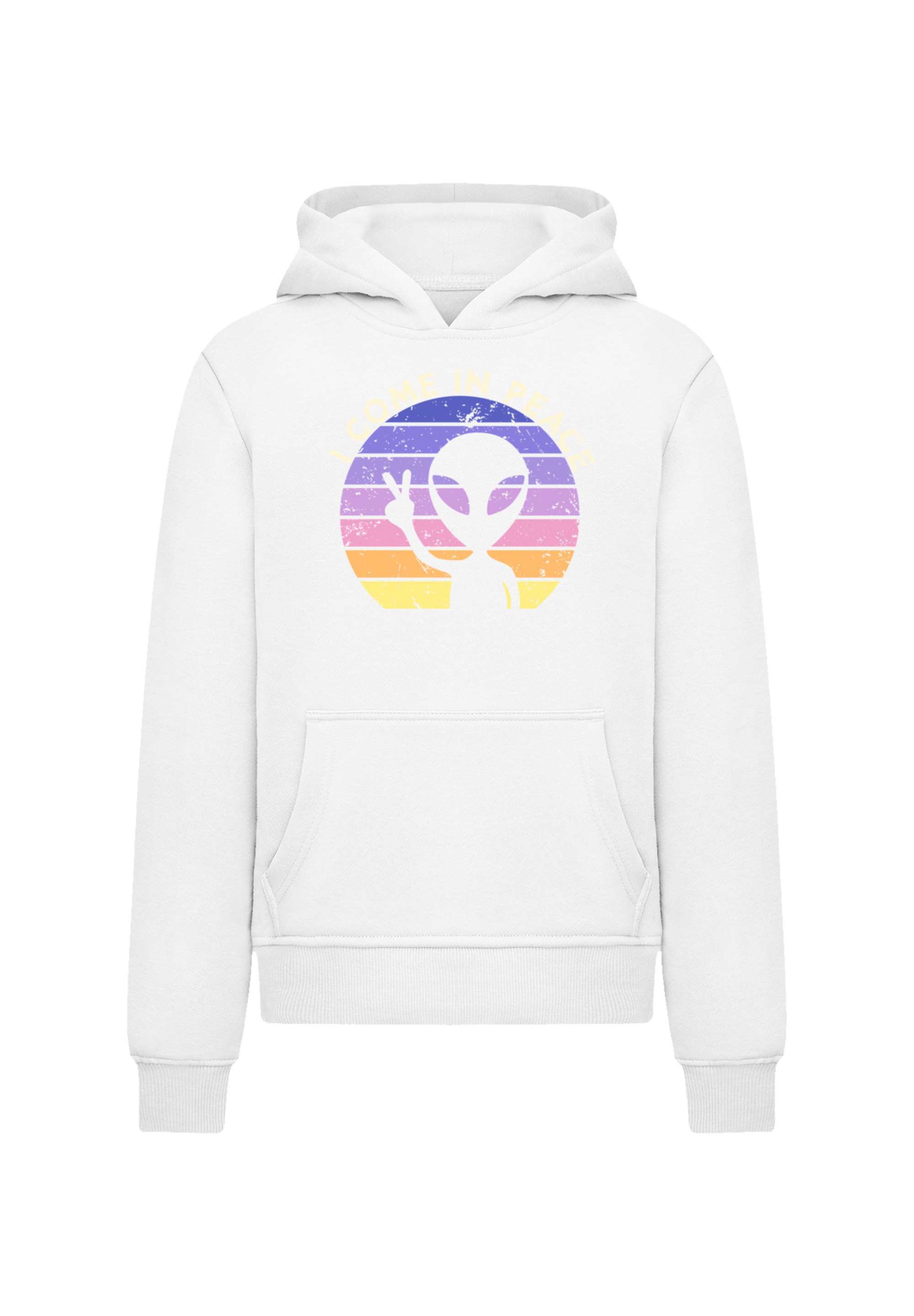 F4NT4STIC Kapuzenpullover »Alien Peace Sunset«, Premium Qualität