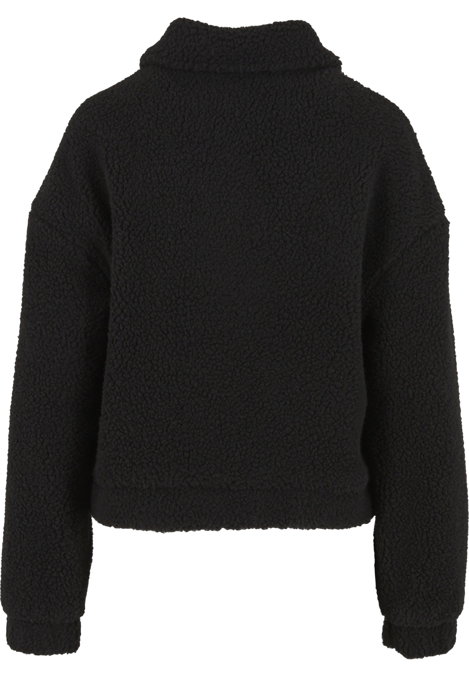 URBAN CLASSICS Allwetterjacke »Urban Classics Ladies Short Sherpa Button Jacket« 1 Stk. tlg. ohne Kapuze