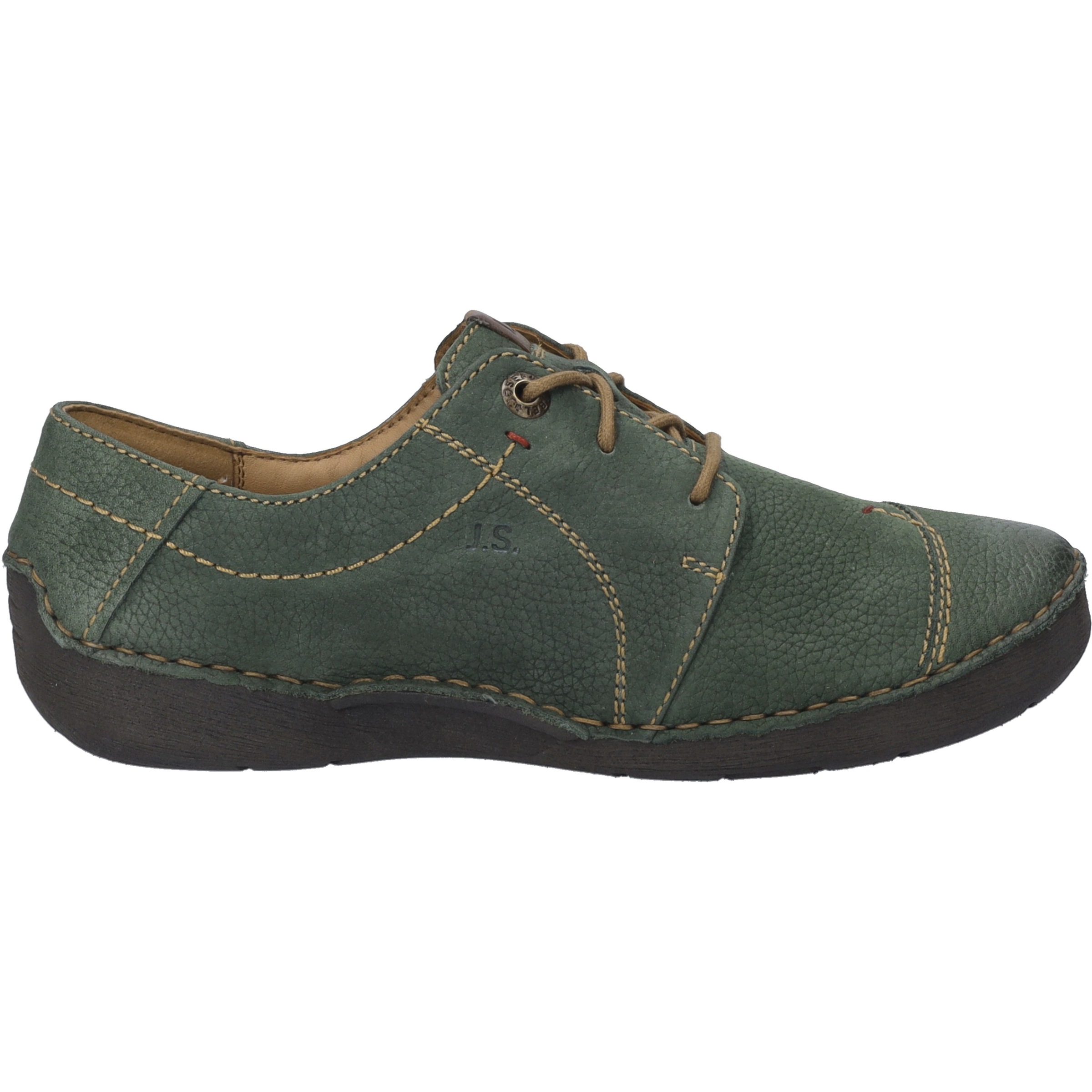 Josef Seibel Schnürschuh "Fergey 20, grün" günstig online kaufen