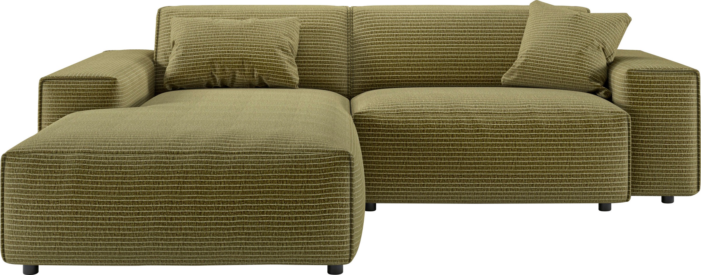 andas Ecksofa »Glimminge L-Form auch in Breitcord, Feincord + Easy care-Bezug,«, Breite 234, Zierkissen