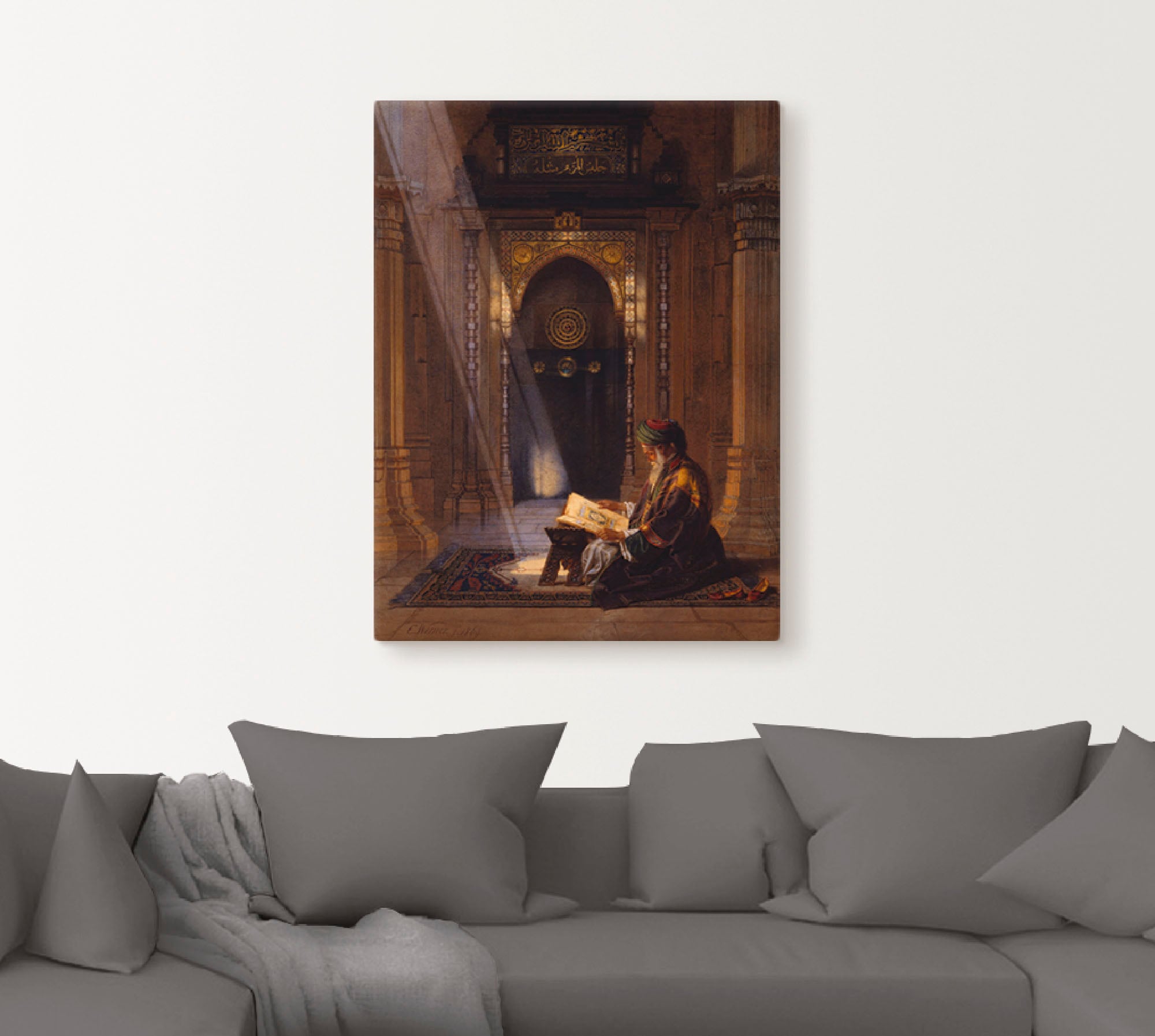 Artland Wandbild »In der Moschee.«, Religion, (1 St.), als Leinwandbild, Poster, Wandaufkleber in verschied. Größen