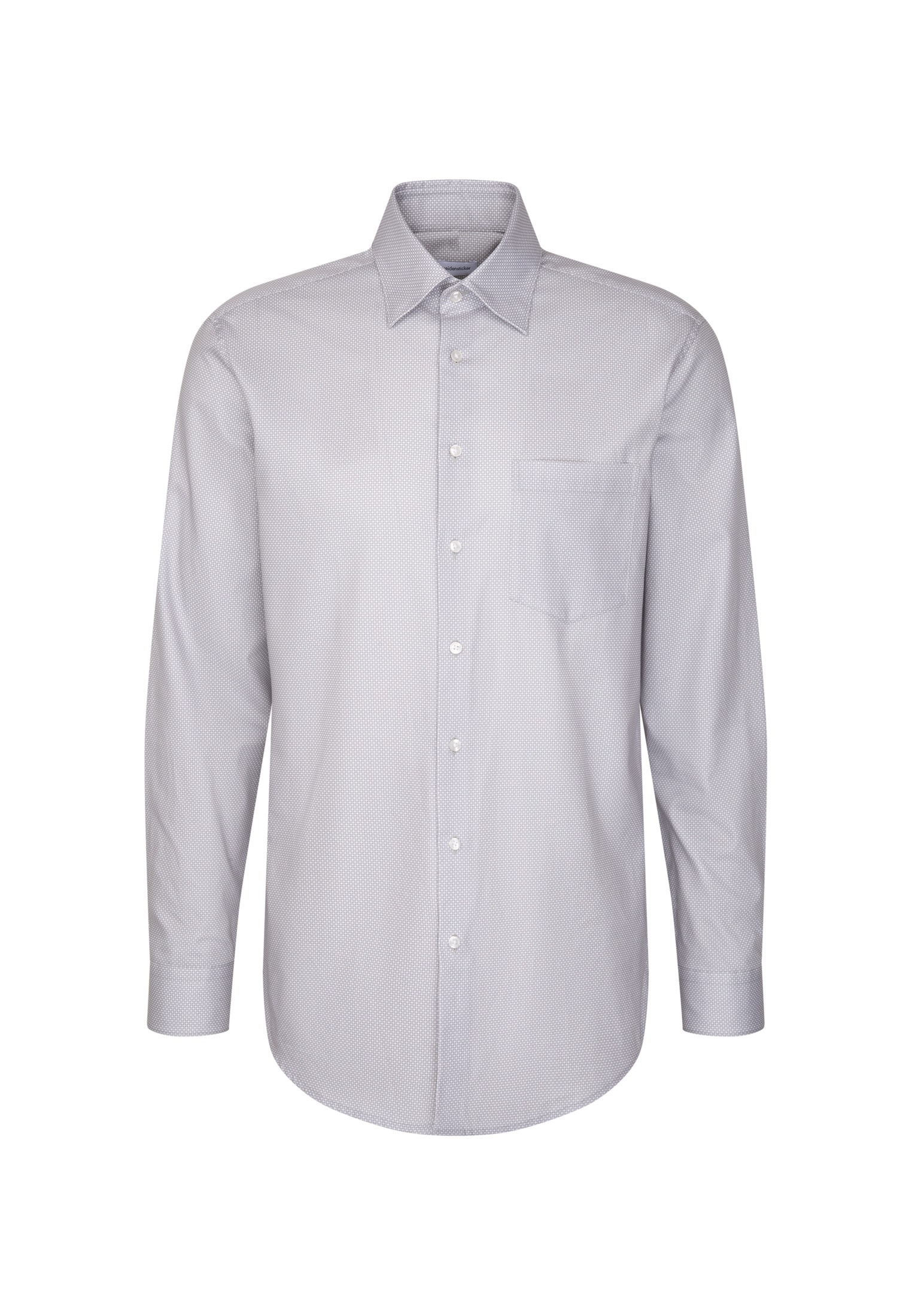 seidensticker Businesshemd »Schwarze Rose«, Regular 1/1 Covered-Button-Down-Kragen Druck