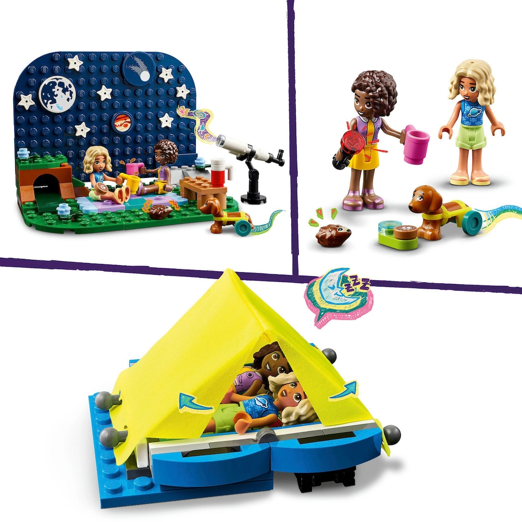 LEGO® Konstruktionsspielsteine »Sterngucker-Campingfahrzeug (42603), LEGO Friends«, (364 St.), Made in Europe