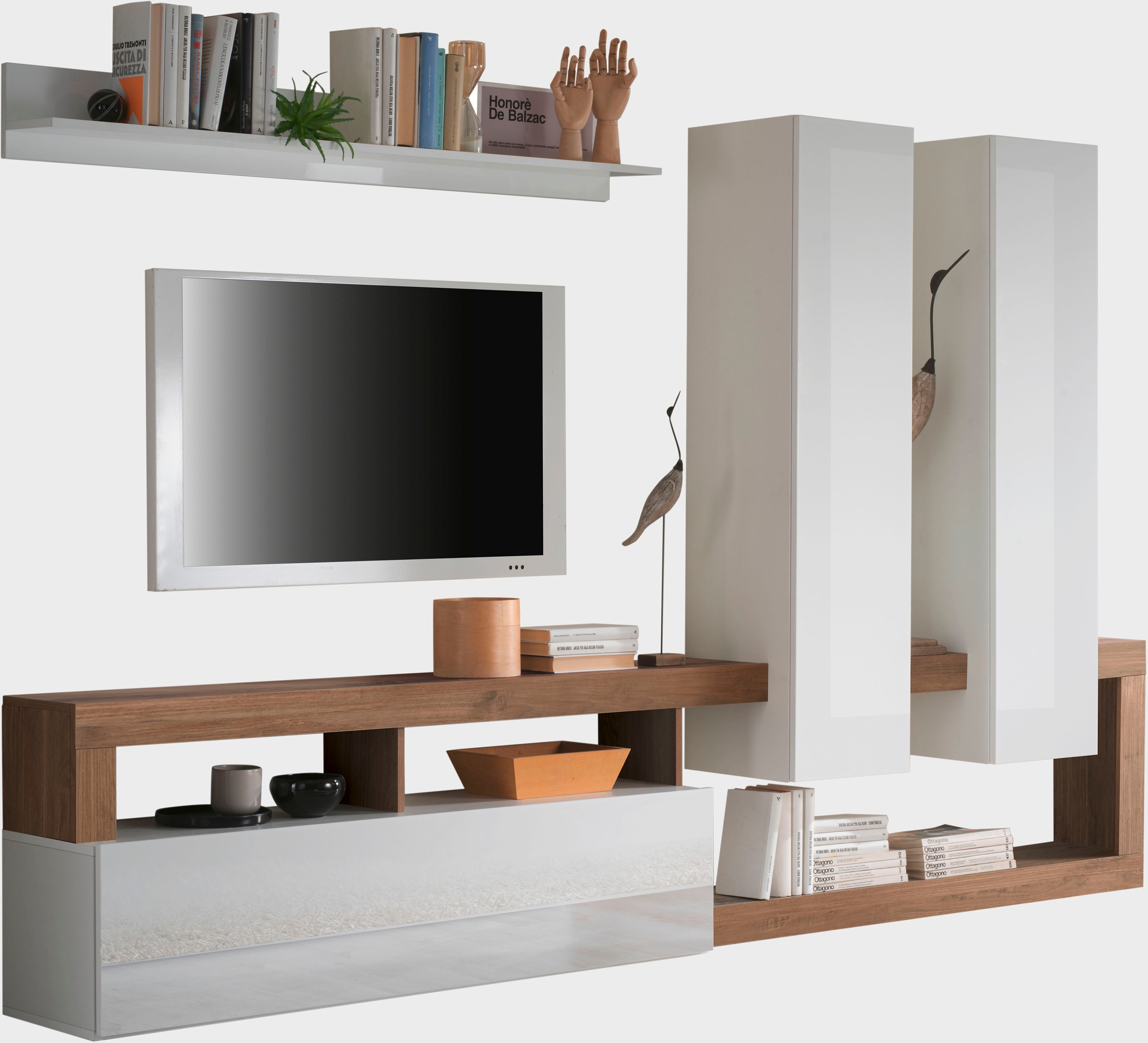 INOSIGN Wohnwand "Hamburg" Set, 4 Stk. tlg. günstig online kaufen