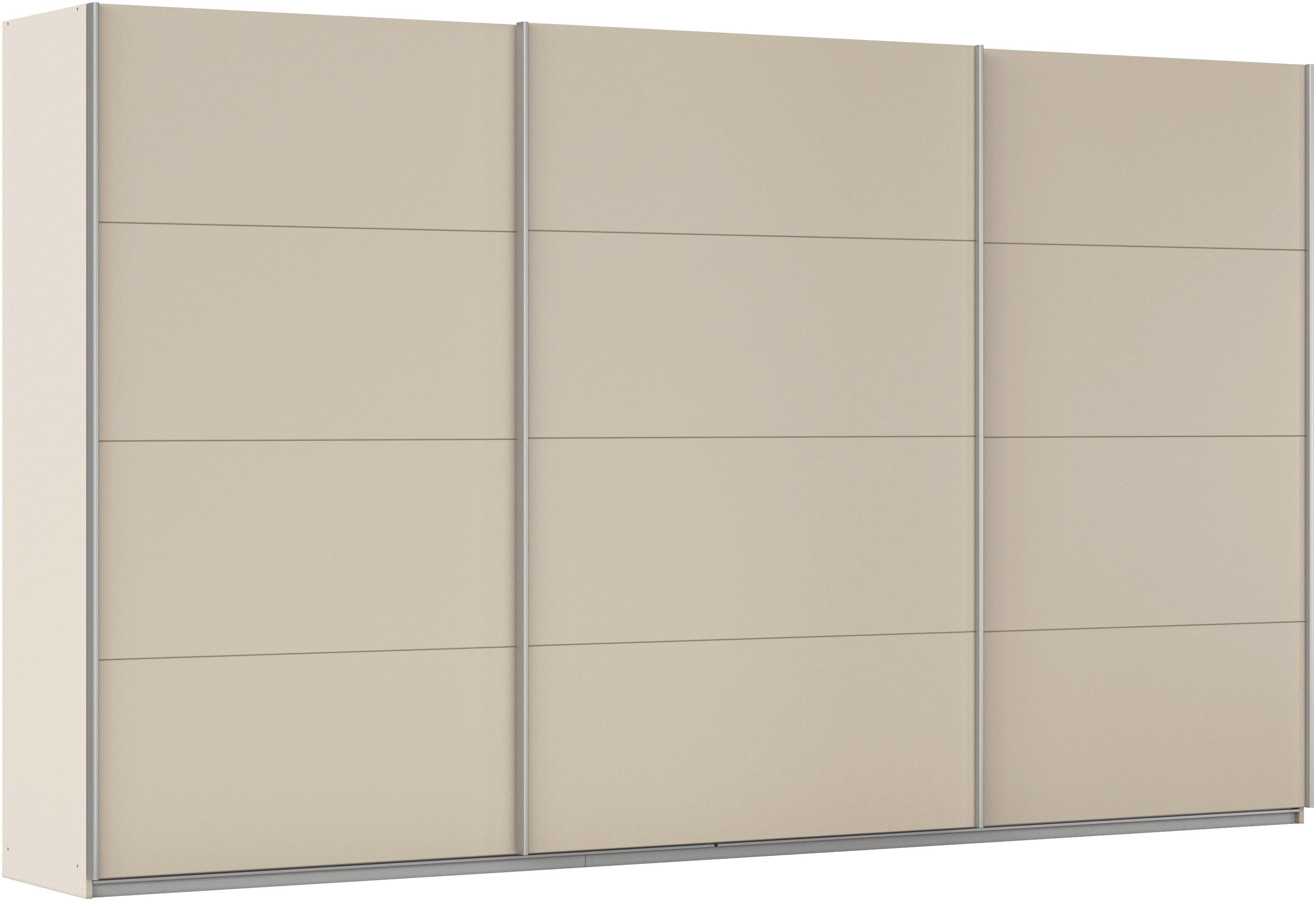 OTTO home Schwebetürenschrank "Kleiderschrank Schrank Garderobe AGORDO mit Dekor- oder Hochglanzfront" Breiten 203/271/315/360 cm in drei Griff-Farben - NEU: Farbe SCHWARZ, in 4 Breiten und 2 Höhen MADE IN GERMANY