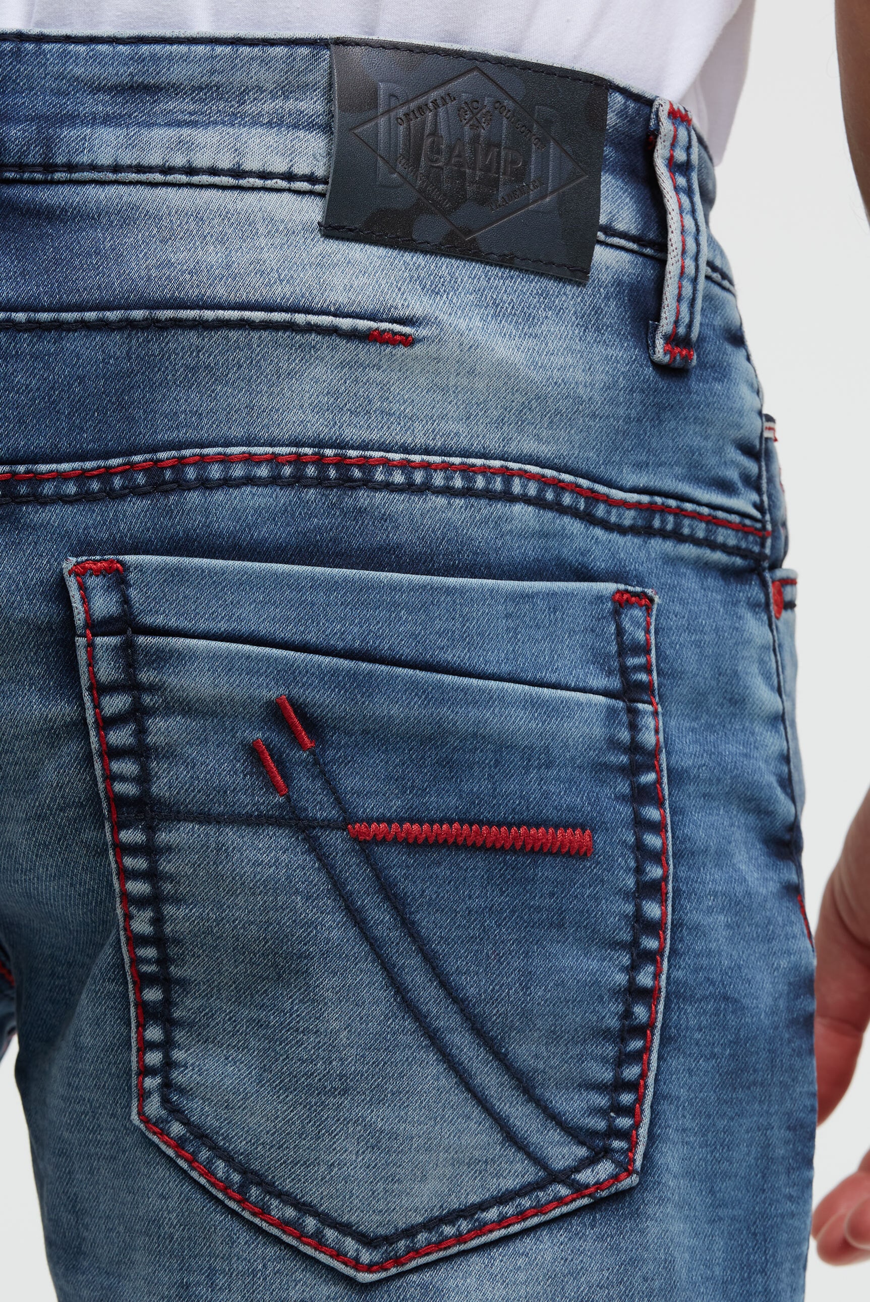 CAMP DAVID Jeansshorts mit zwei Leibhöhen
