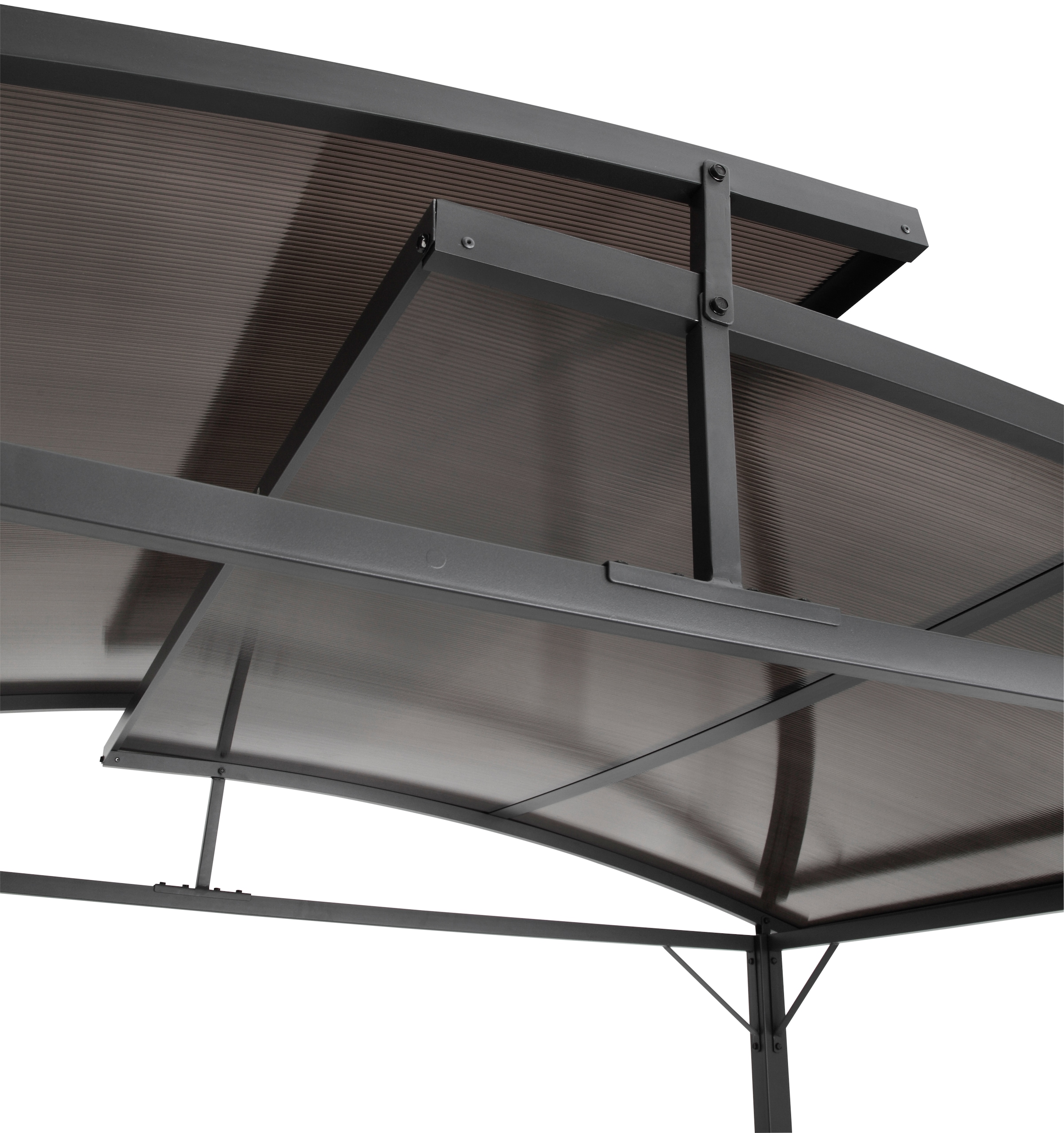 KONIFERA Grillpavillon »Roma«, BxT: 250x140 cm, Stahlgestell, Polycarbonat-Dachplatten