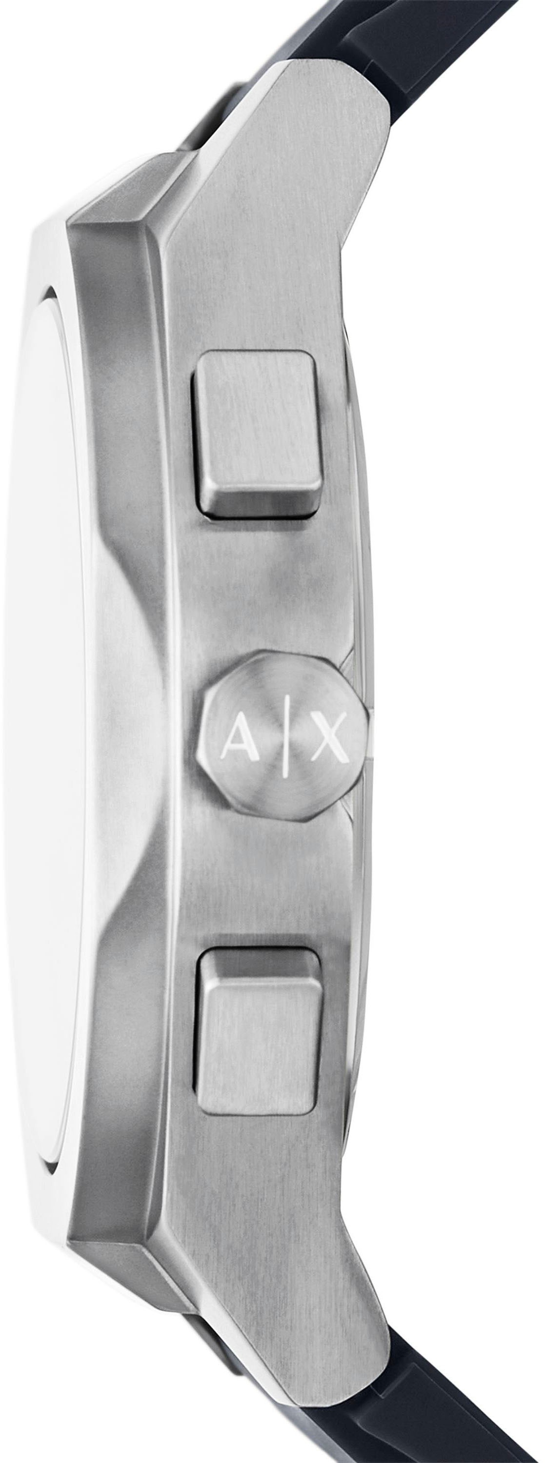 ARMANI EXCHANGE Chronograph »SYNC«, Quarzuhr, Armbanduhr, Herrenuhr, Silikonarmband, Datum, Stoppfunktion