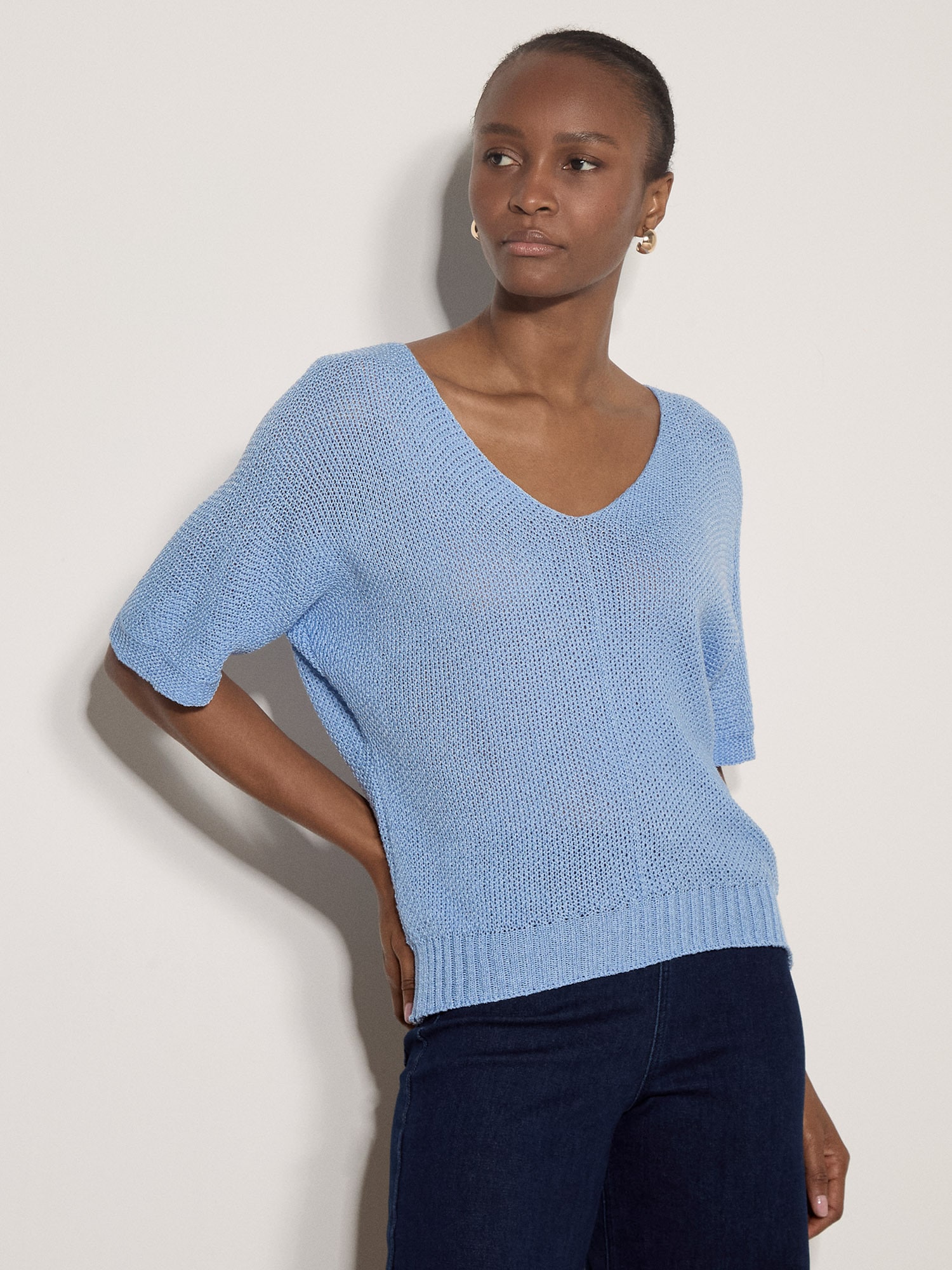 Apricot Strickpullover »Pullover« mit Asymmetrie