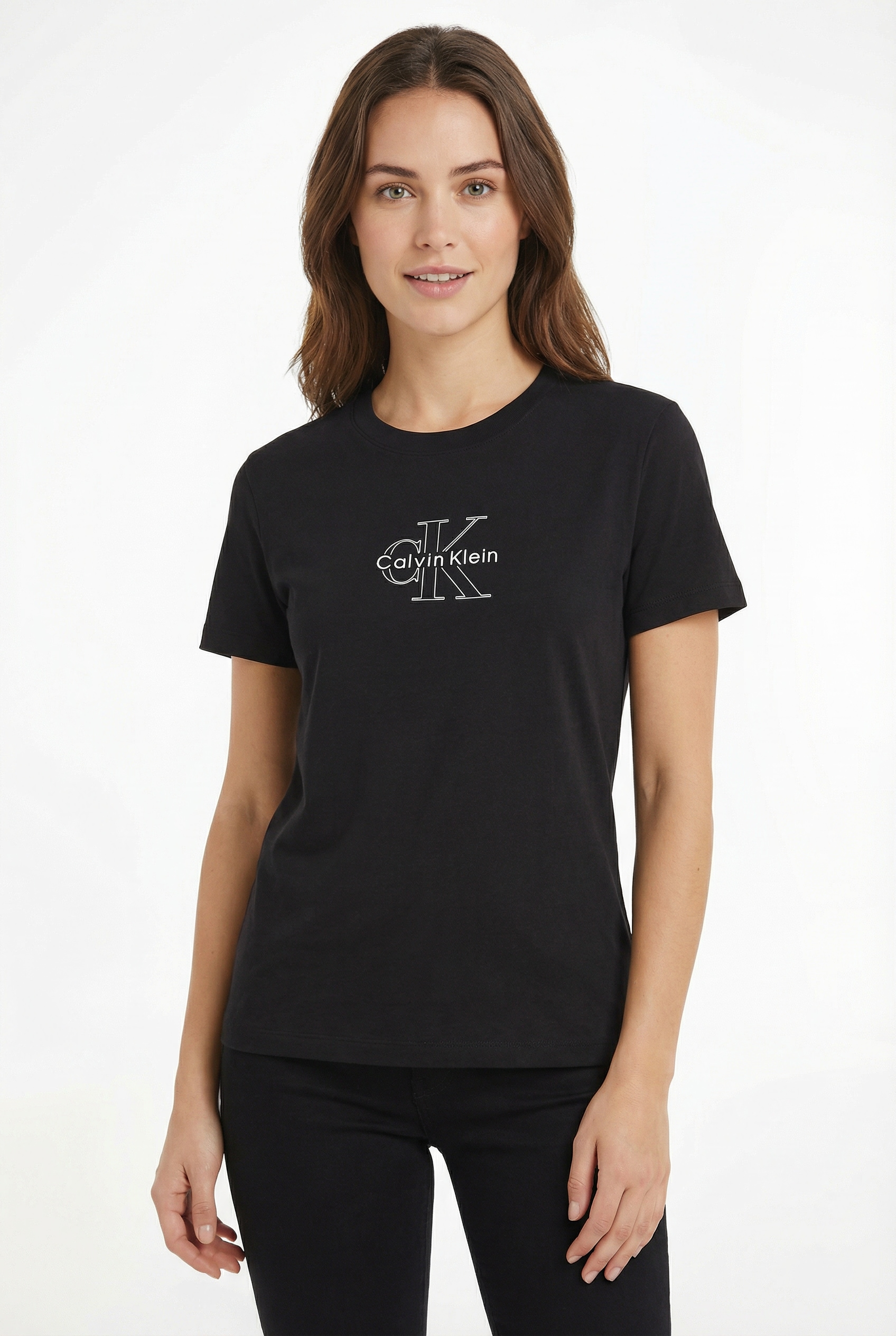 Calvin Klein Jeans T-Shirt »SS CLASSIC FOIL MONOLOGO TEE« Mit Metallic-Logo