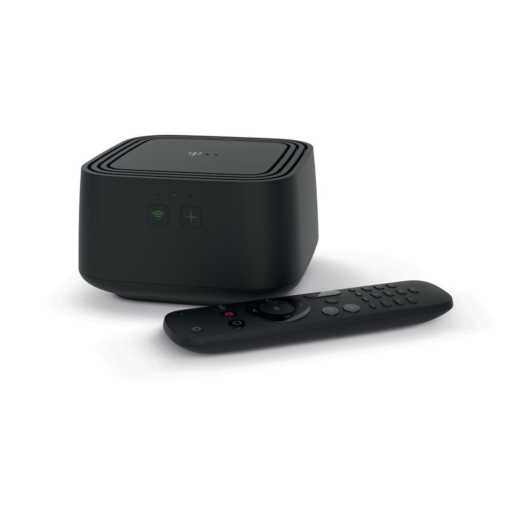 Telekom Kombigerät »Magenta TV Box«, (Bluetooth-LAN (Ethernet)-WLAN Time-Shift-Sprachsteuerung-Integrierter Festplattenrekorder)