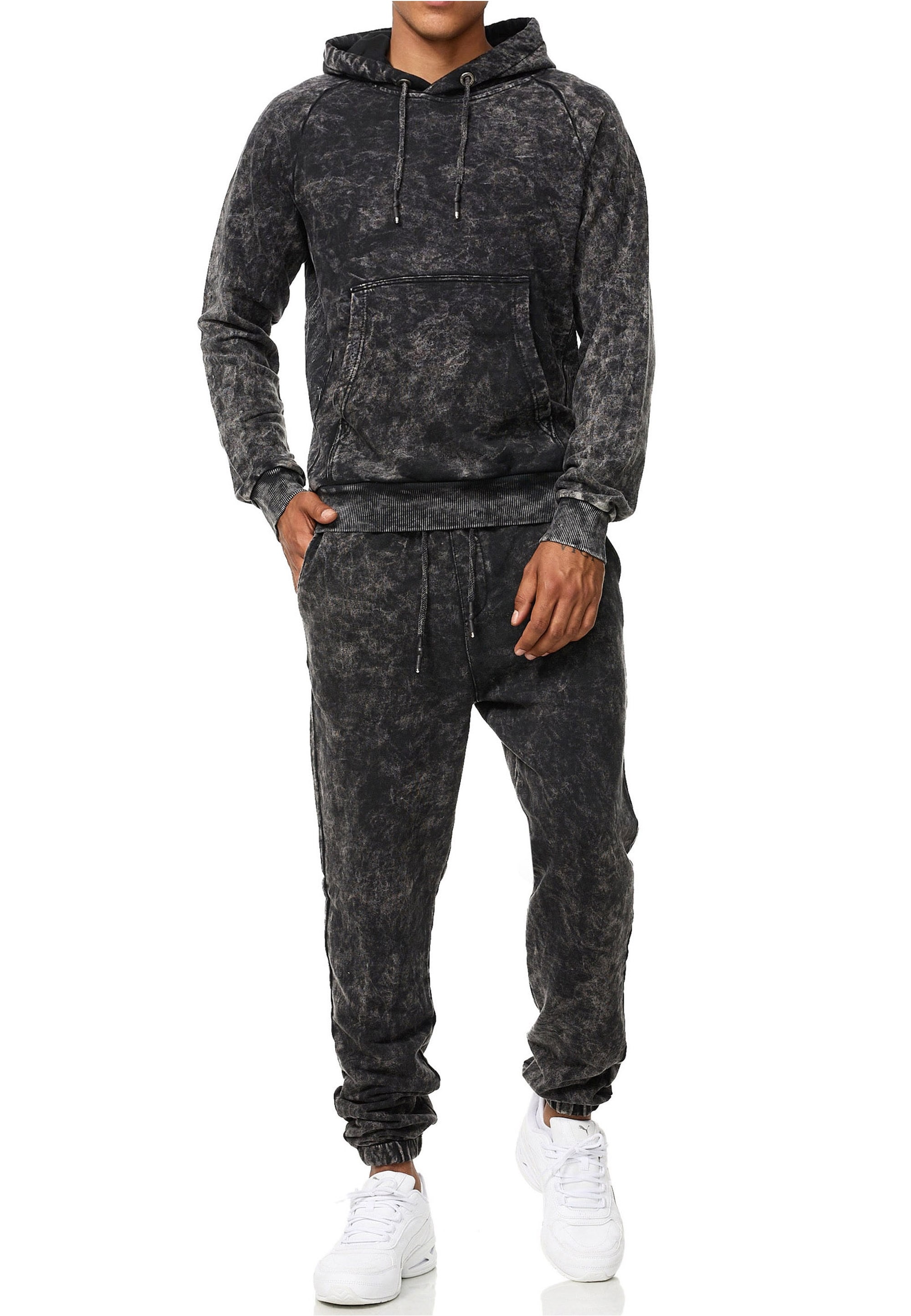 Rusty Neal Kapuzensweatshirt, in verwaschenem Design