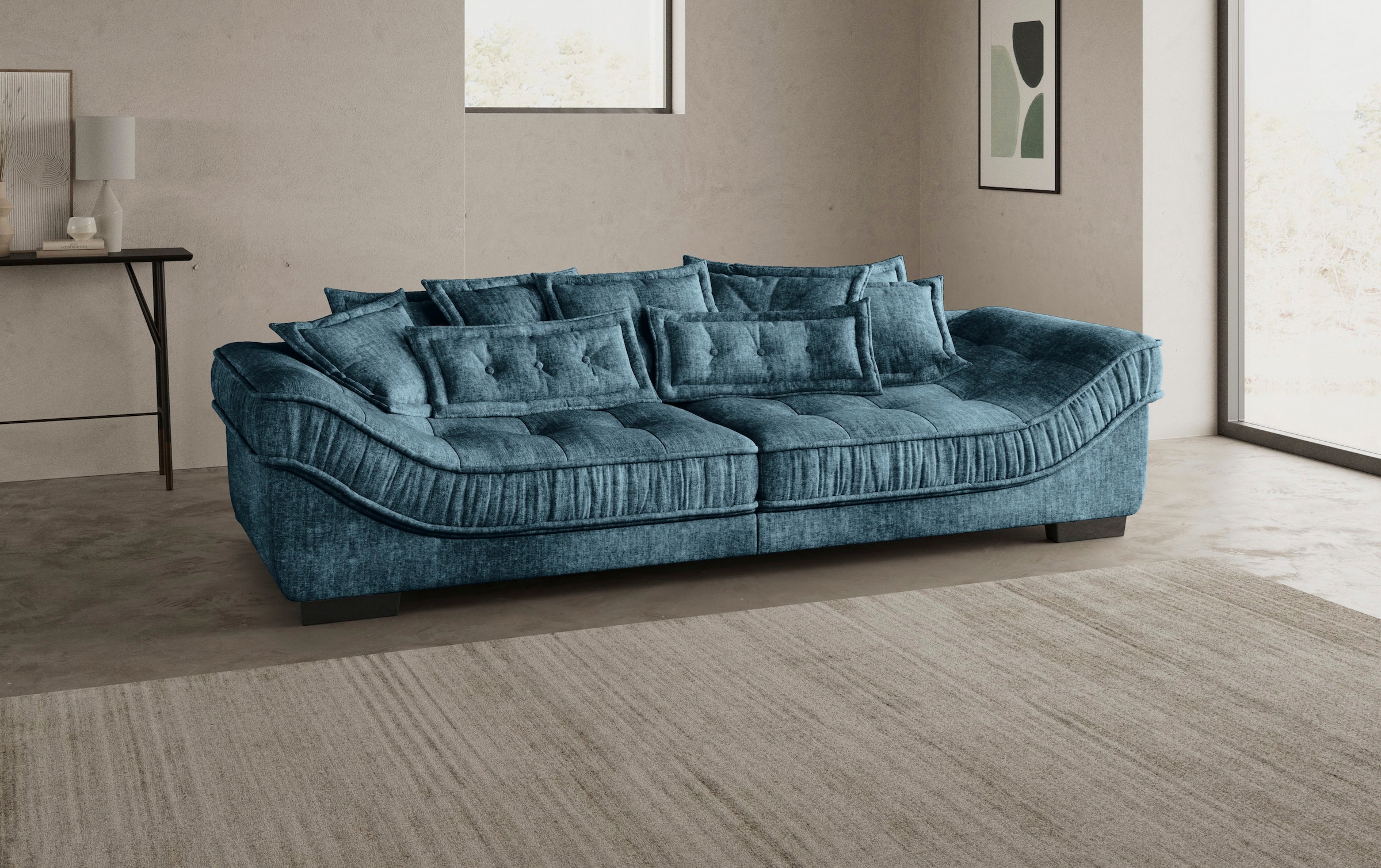 Mr. Couch Big-Sofa »Diwan II DuraFlex«, DuraFlex-Kaltschaumpolsterung, bis 140 kg, 4 Bezugsqualitäten