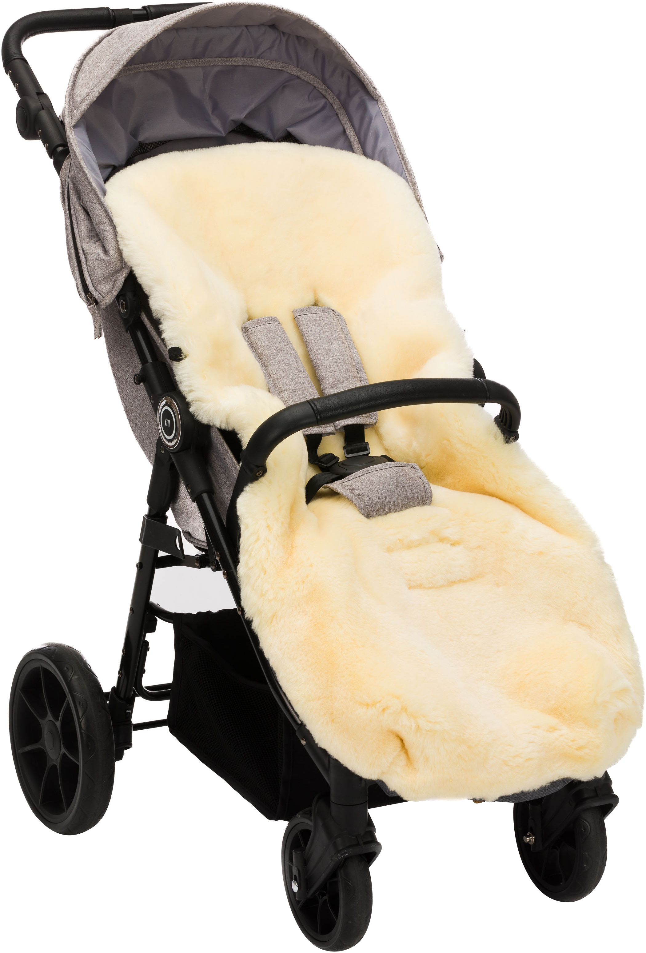 Fillikid Fußsack »Bernina Style mit Lammfell, Winterfußsack«