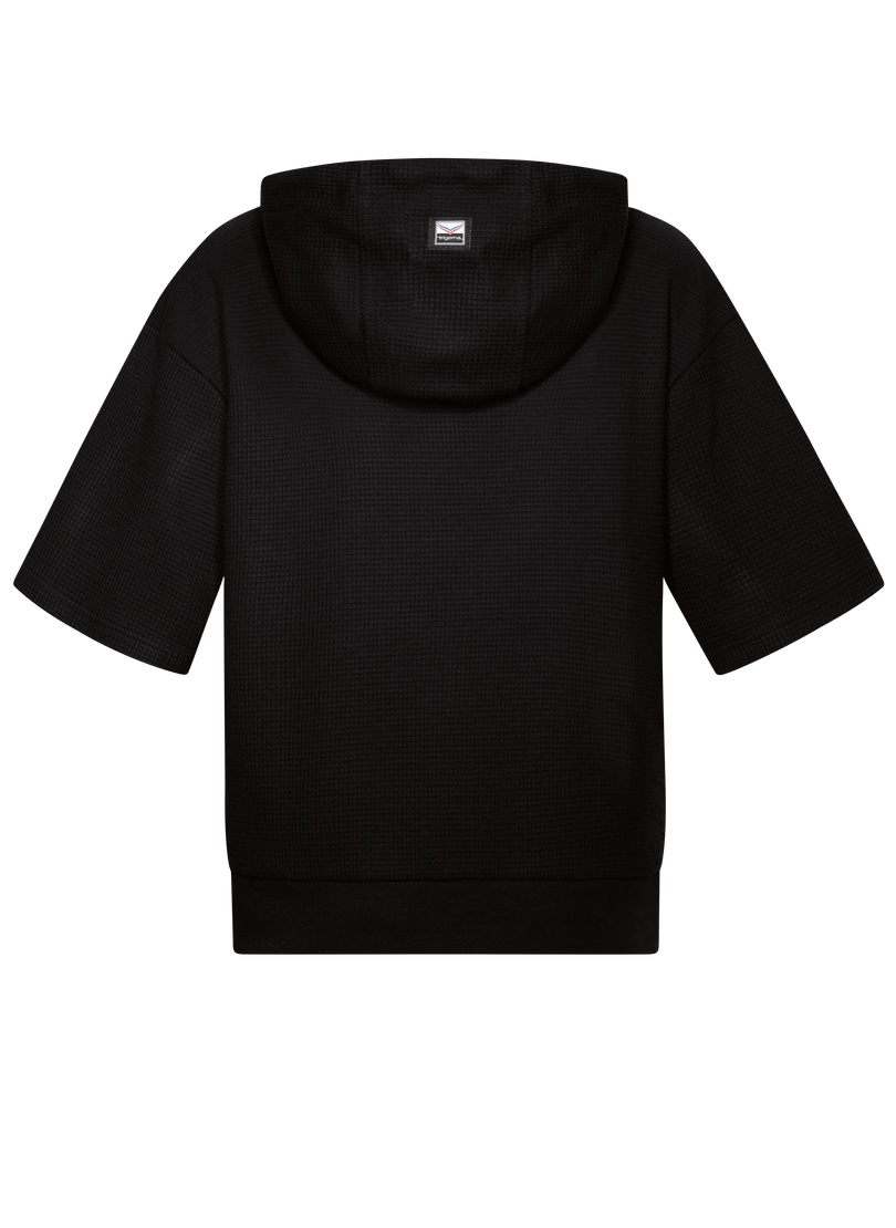 Trigema T-Shirt »TRIGEMA Cropped Kapuzenshirt«, (1 tlg.)