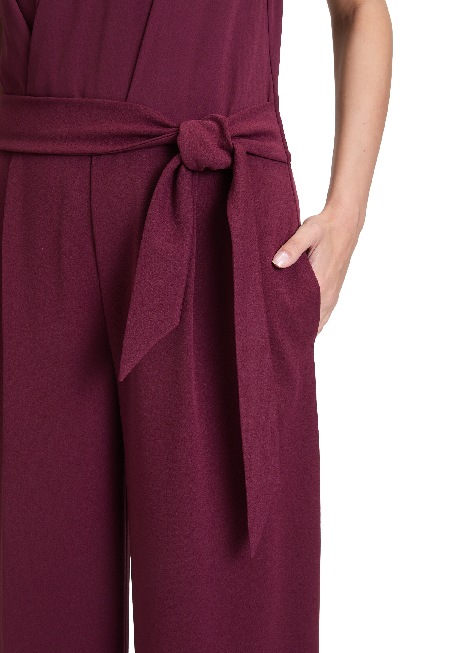 Vera Mont 7/8-Overall »Vera Mont Jumpsuit mit Bindegürtel«, (1 tlg.)