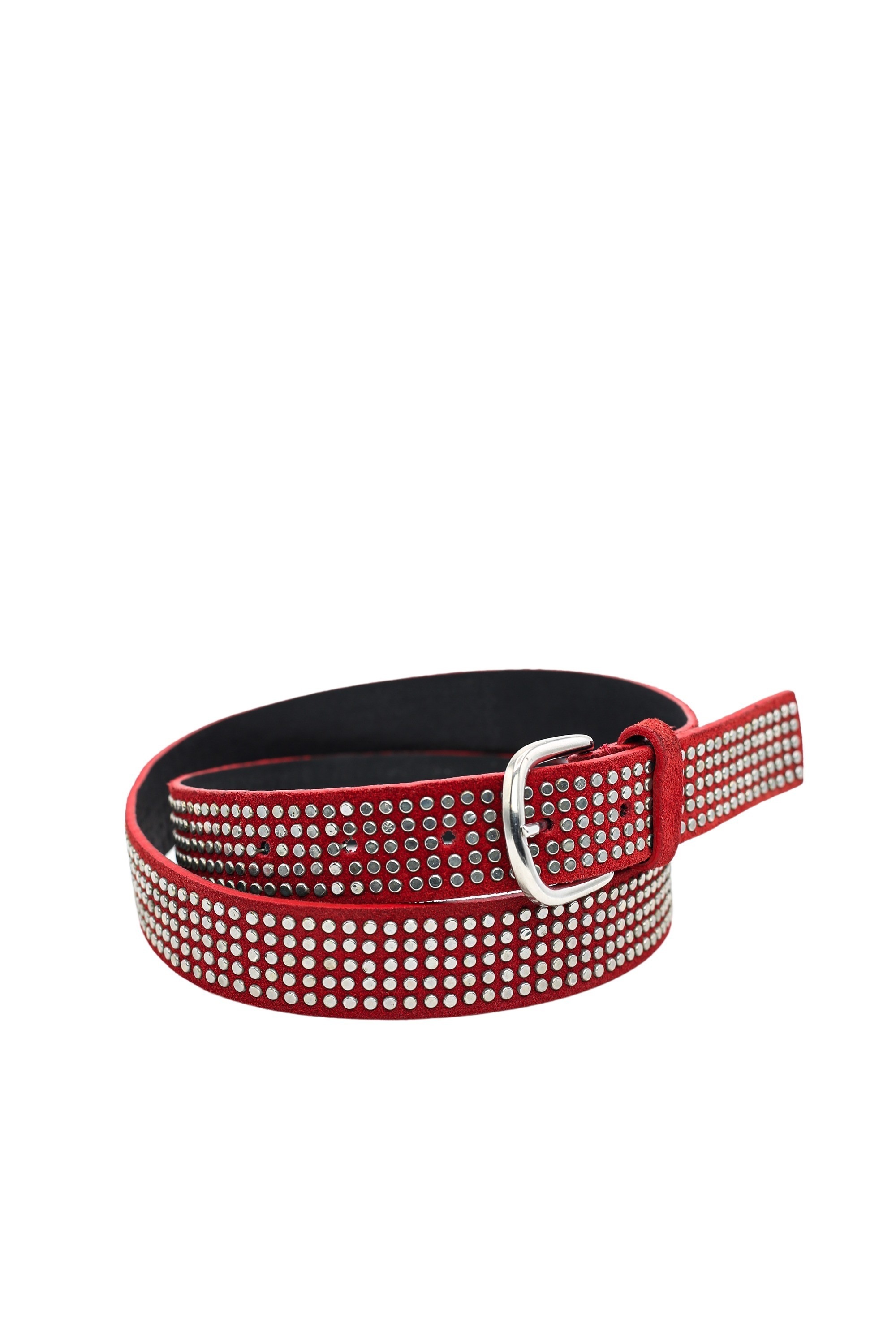 COLLEZIONE ALESSANDRO Ledergürtel »RivettiRosso«, aus echtem Leder, Made in Italy