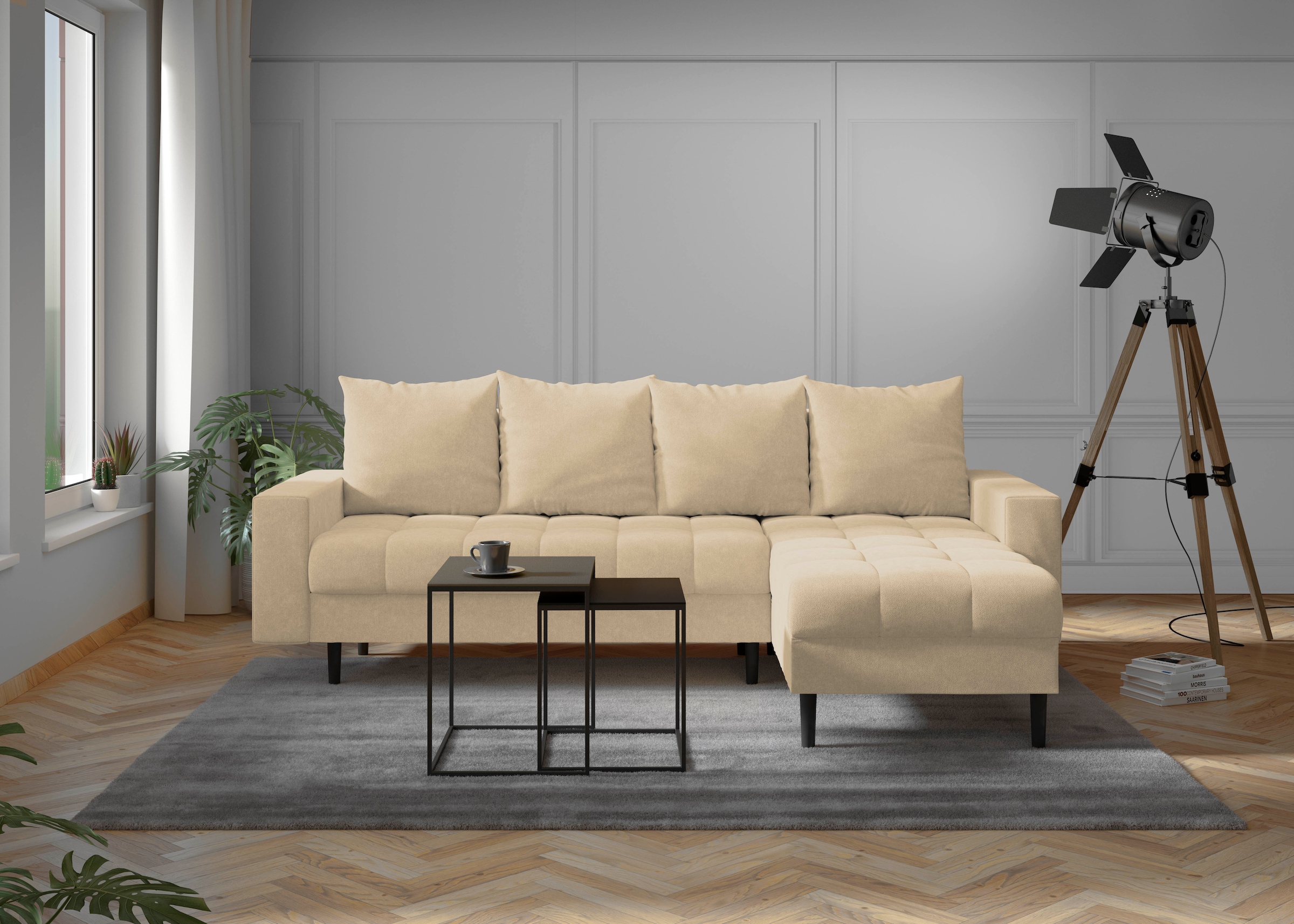 INOSIGN Ecksofa "Lillemor", auch mit extrakurzer Lieferzeit, incl. Bettfunk günstig online kaufen