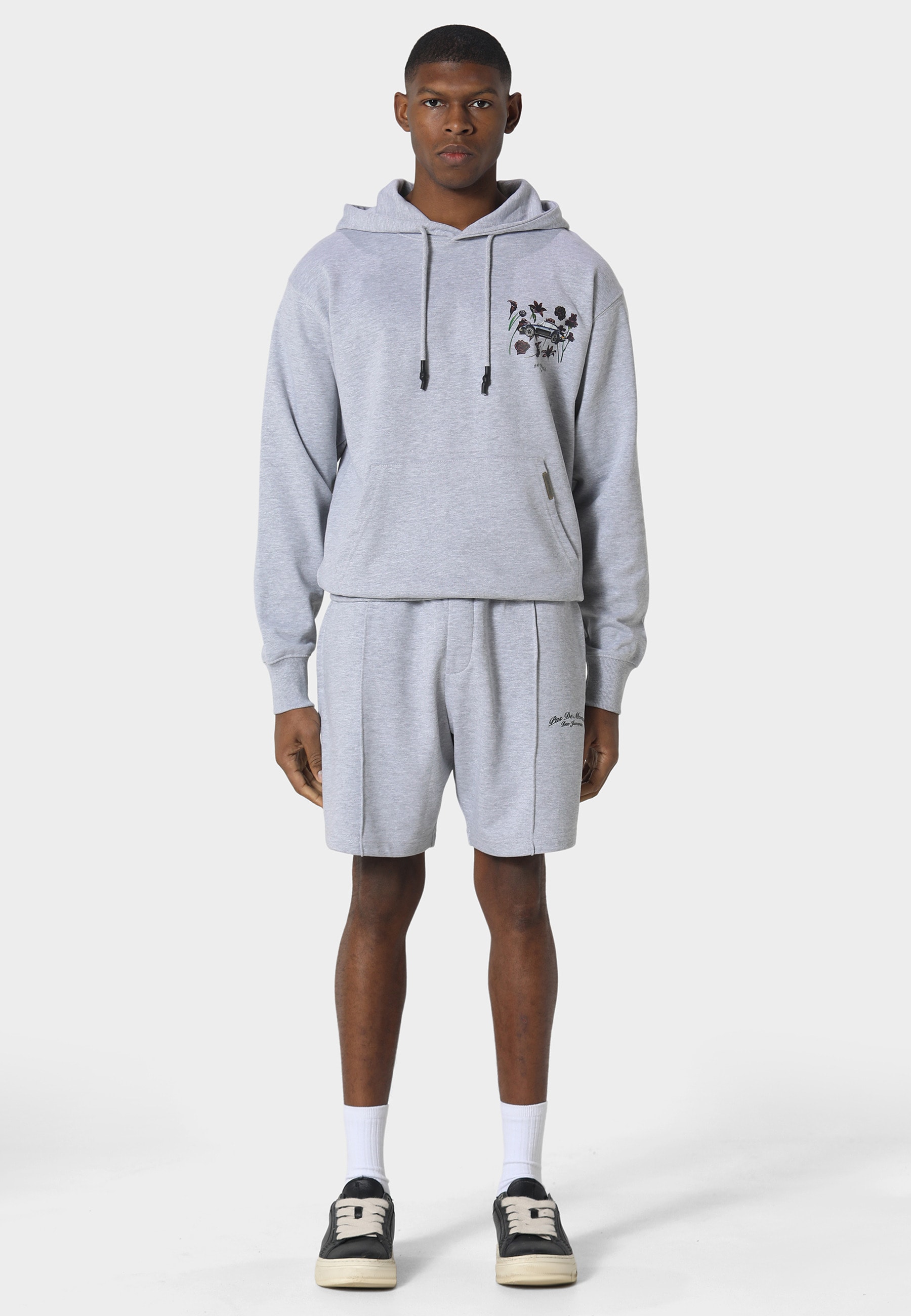 Pas De Monaco Rundhalspullover »Pas De Monaco WILDFLOWER HOODY« 1