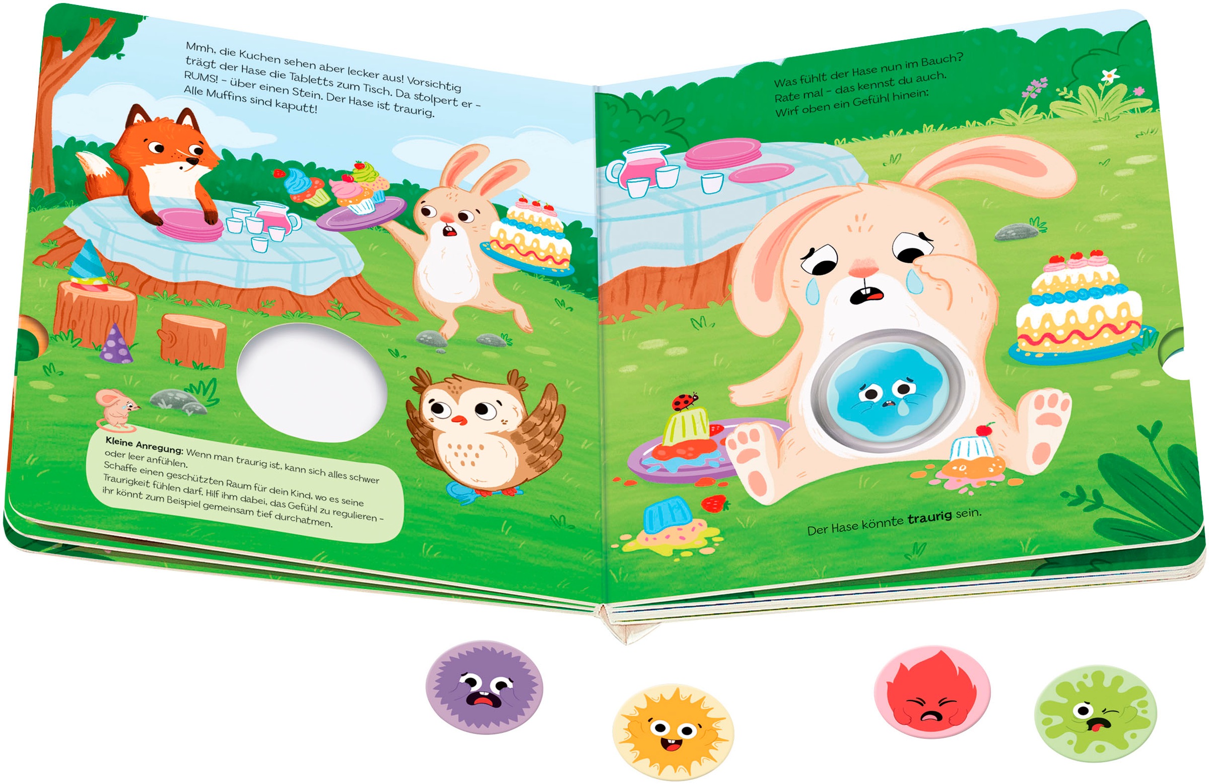 Ravensburger Kinderbuch »Play+ Mein lustiges Spielbuch Wut im Bauch«