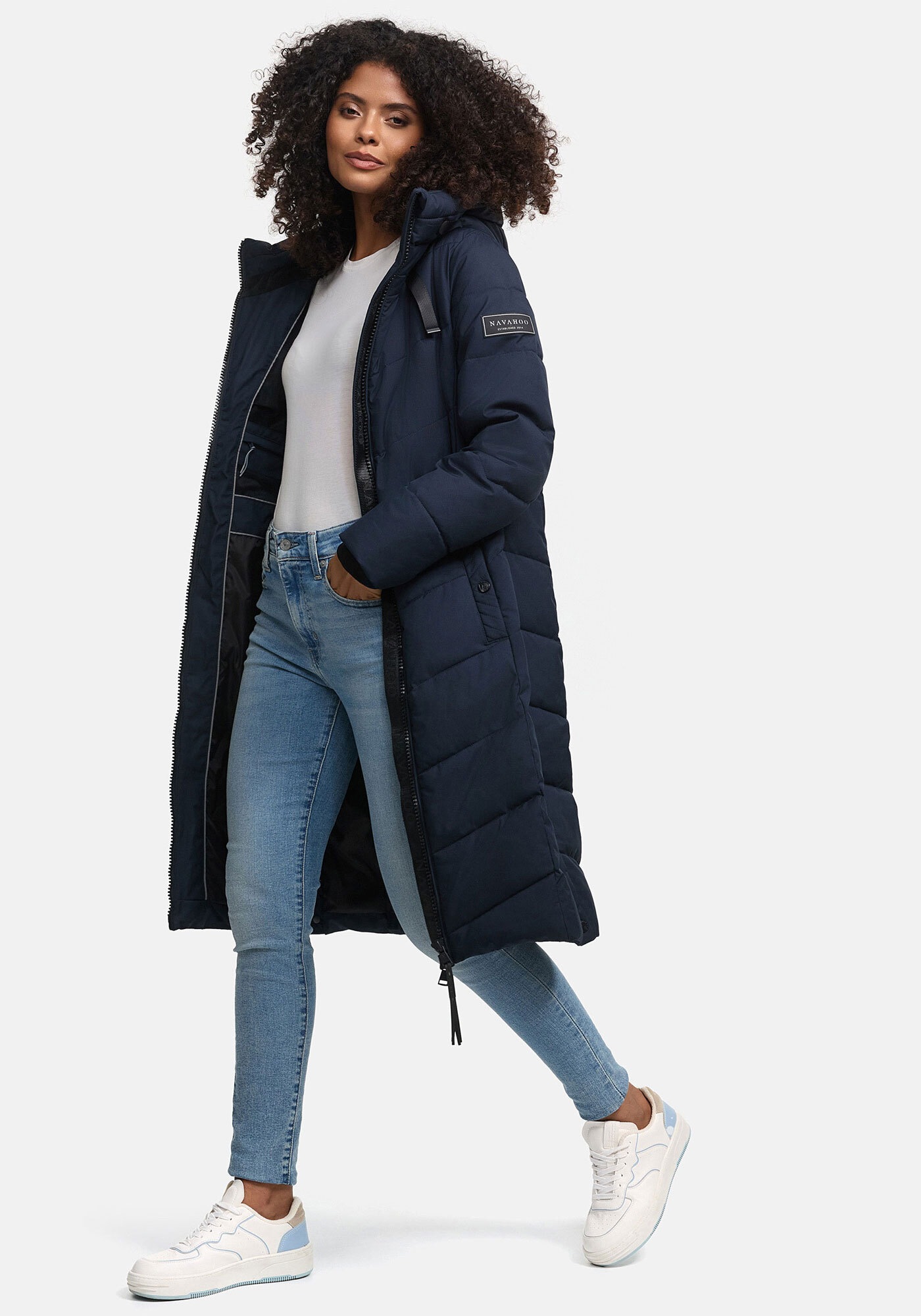 Navahoo Winterjacke »Schmatzibär«, mit weichem Teddyfell innen