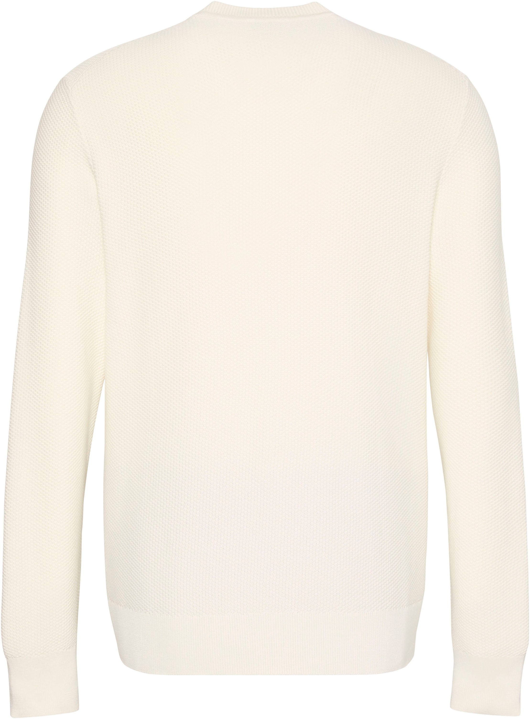 Thumbnail - Calvin Klein Rundhalspullover "LS TEXTURED COTTON CREWNK SWEATE" Regular fit mit Rundhalsausschnitt