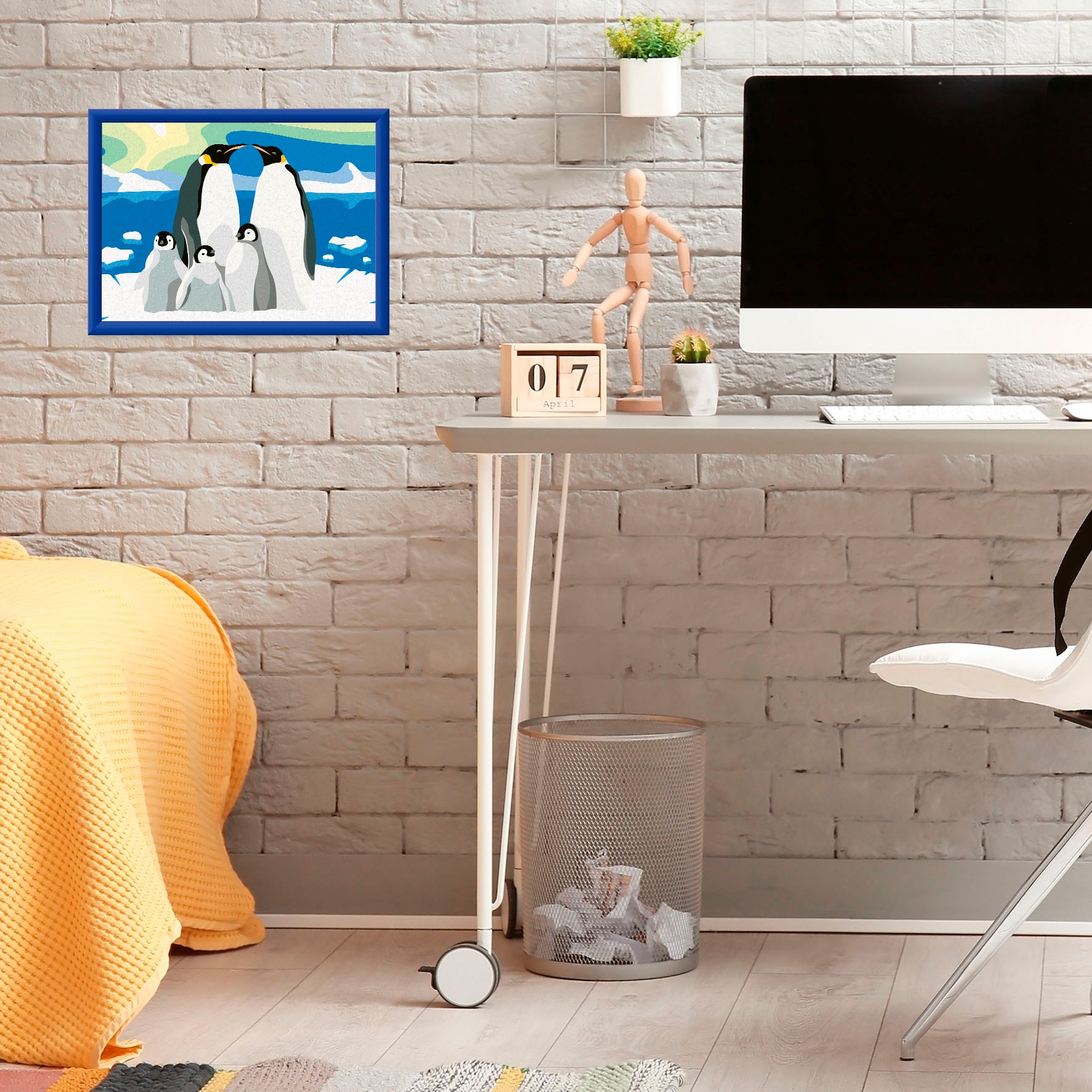 Ravensburger Malen nach Zahlen »CreArt, Pinguin-Familie«, Made in Europe