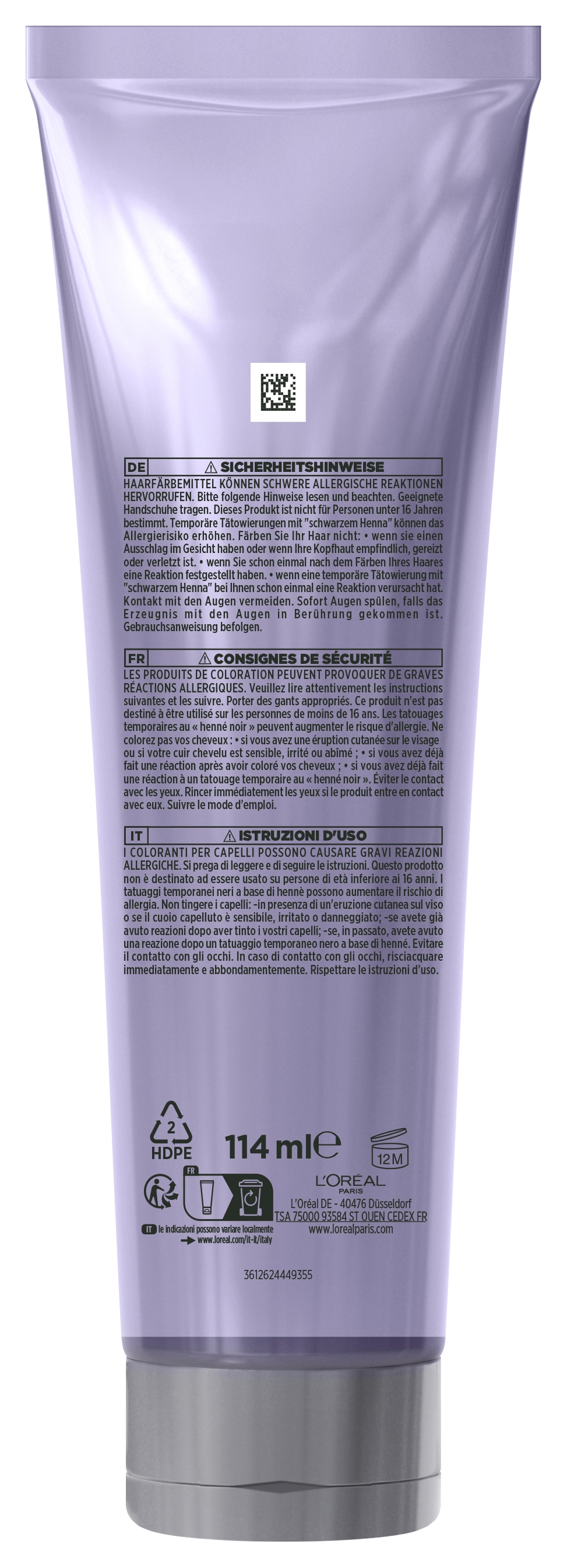 L'ORÉAL PARIS Coloration »COOL SILVER« Natürlich wirkender Silberglanz für graues Haar, mit Anti-Gelbstich.