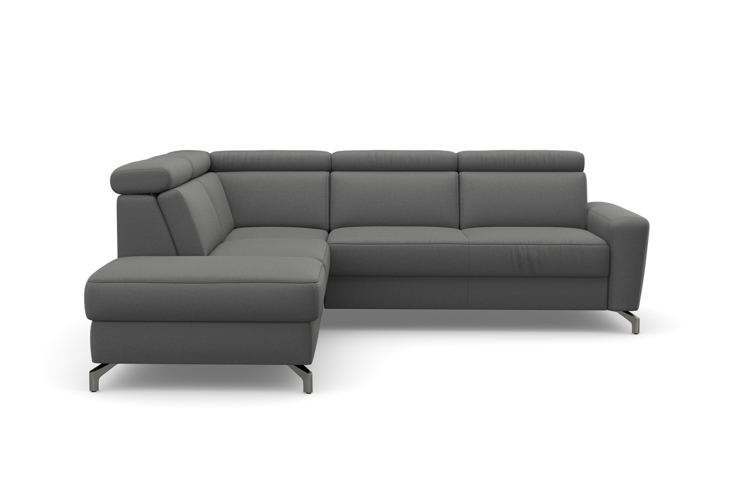 sit&more Ecksofa "Scarlett L-Form" inklusive Kopfteilverstellung, optional Schlaffunktion & Bettkasten