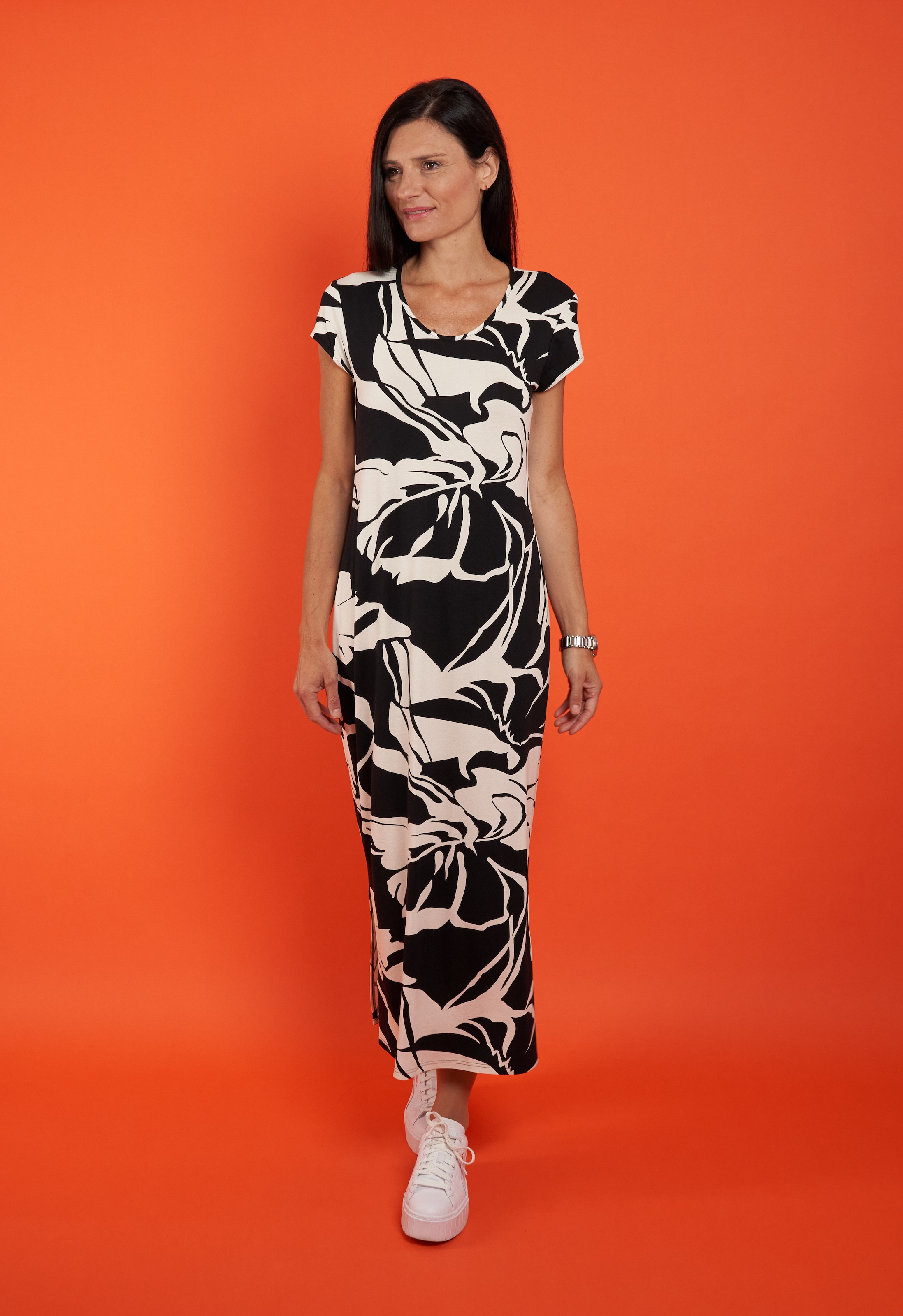Seidel Moden Maxikleid Ohne Taschen mit floralem Muster, MADE IN GERMANY günstig online kaufen