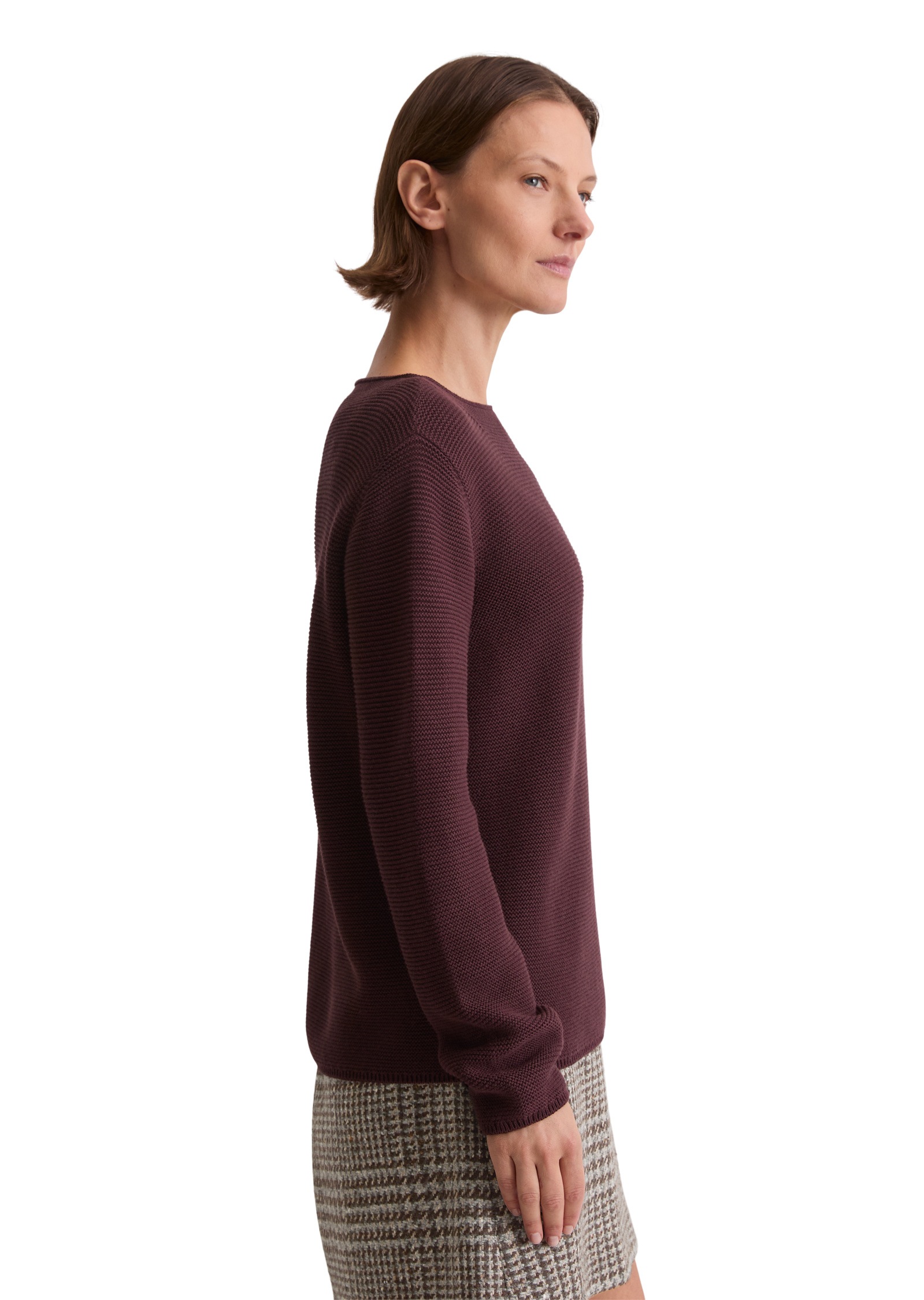Marc O'Polo Rundhalspullover »aus Organic Cotton«