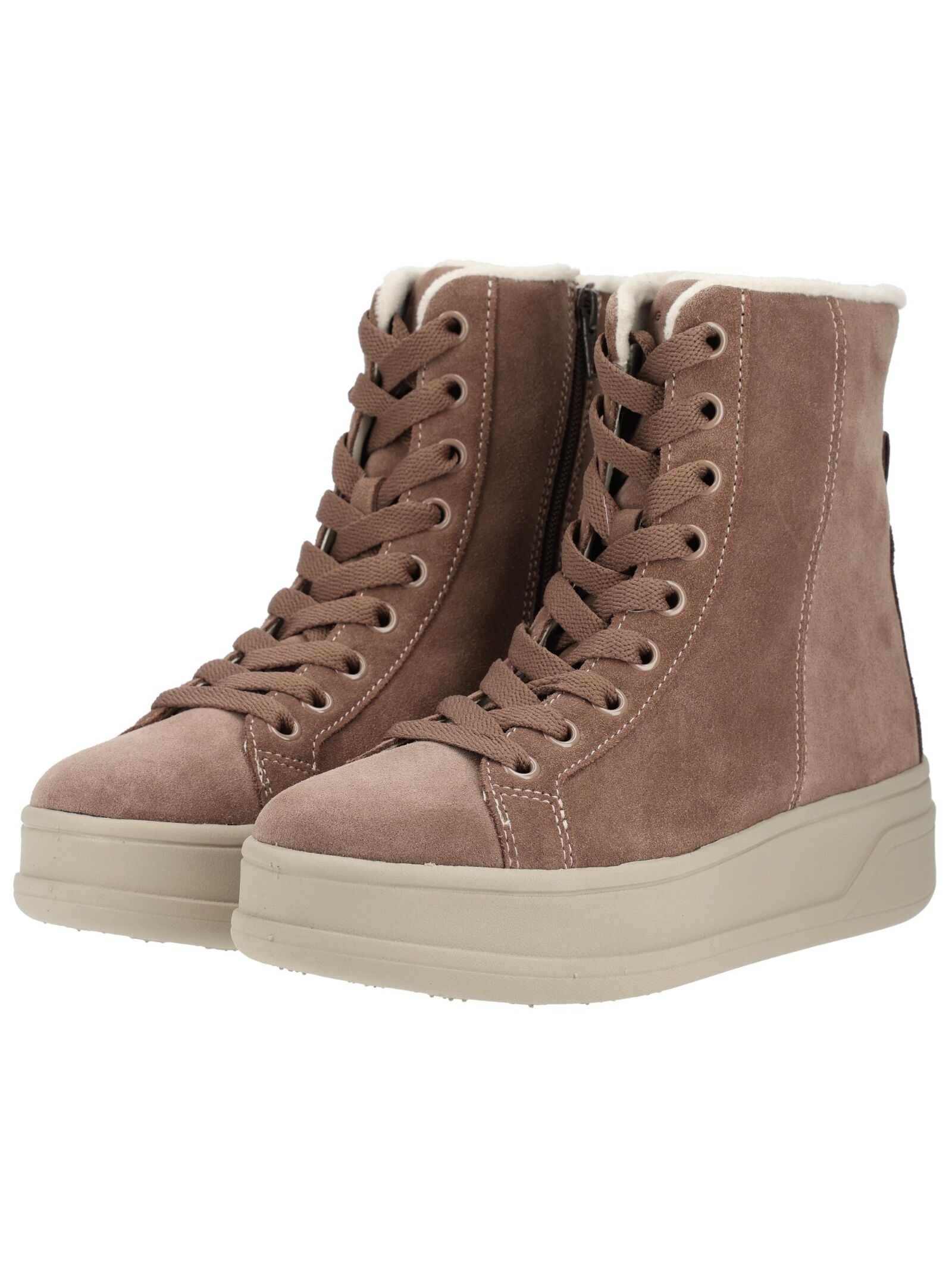 Geox Schnürstiefelette »Geox Stiefelette Veloursleder«