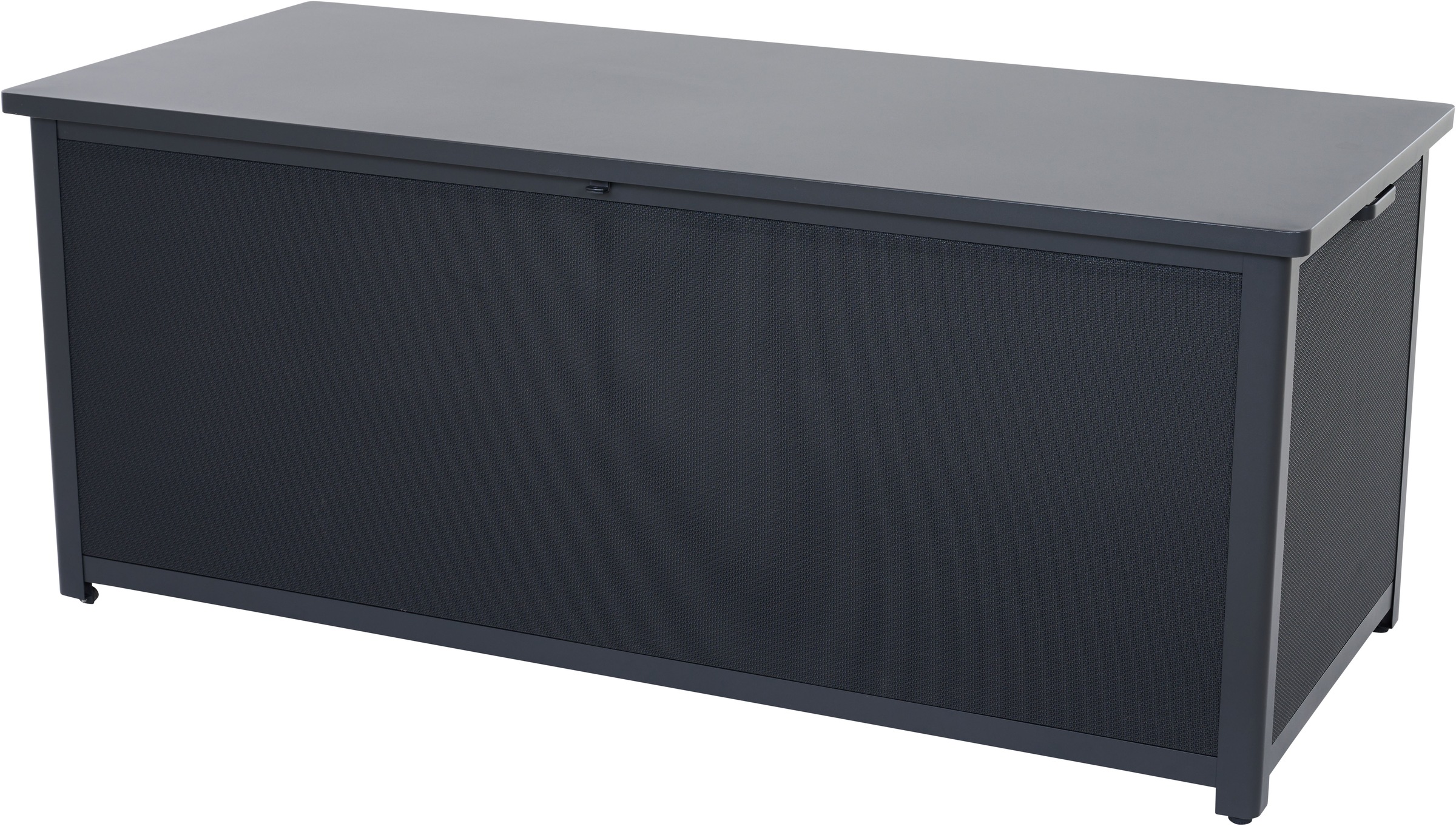 Siena Garden Kissenbox Gestell aus Aluminium, Ranotex Bezug, 181x79x75cm anthrazit