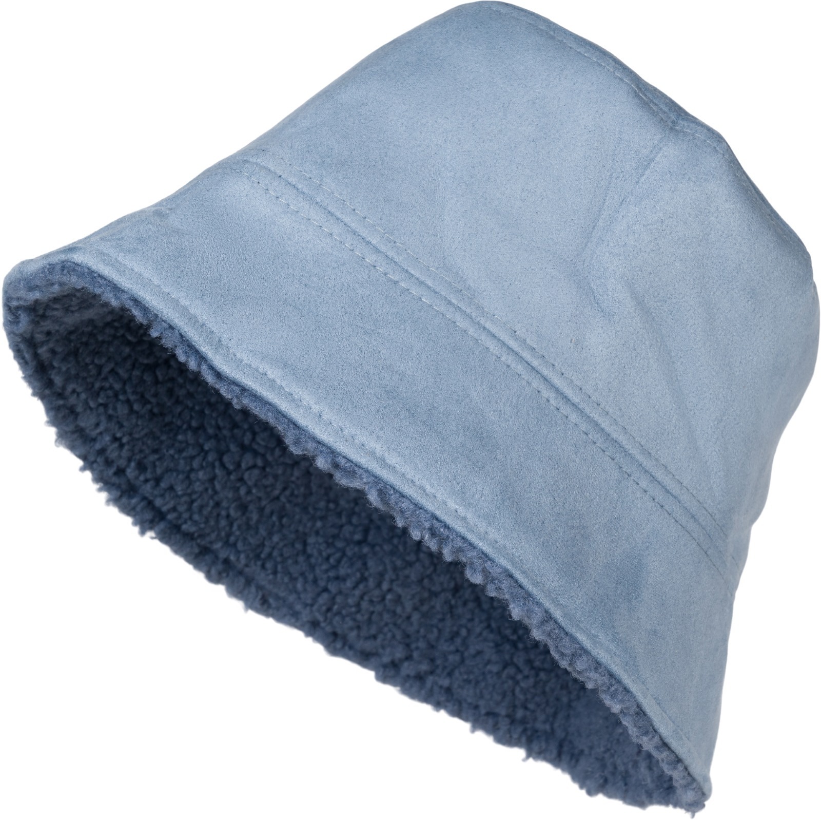 styleBREAKER Fischerhut "2 in 1 Wende Fischerhut Materialmix" 1 Stk.