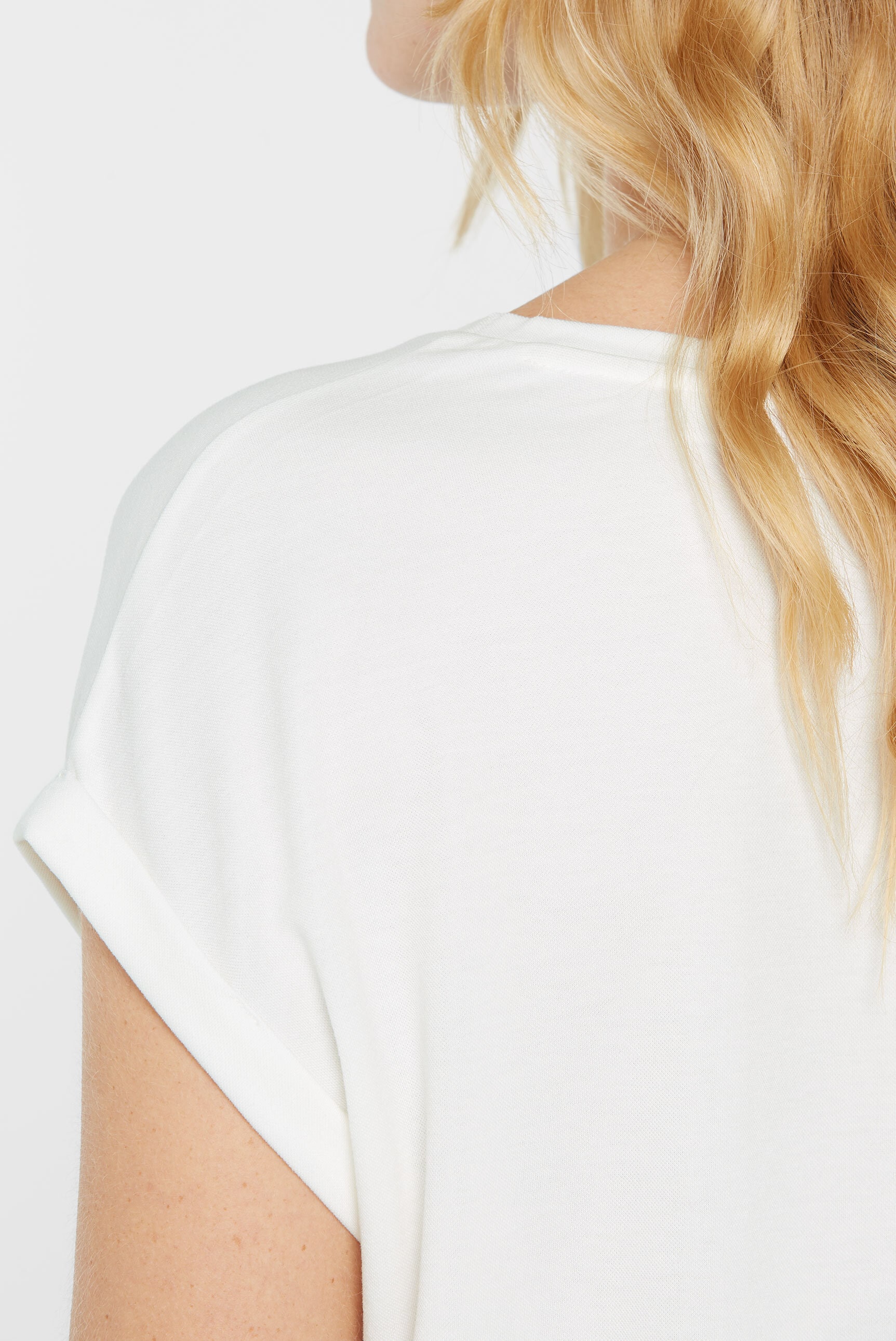SENSES.THE LABEL Rundhalsshirt, mit überschnittenen Schultern